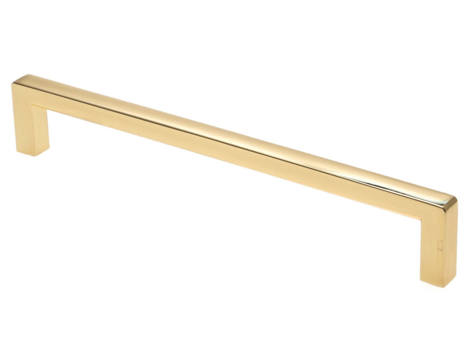 livingpoint24 Möbelgriff Möbelgriff BA 160mm Küchengriff Gold glänzend Messing poliert schmal (1-St., 21), Modern
