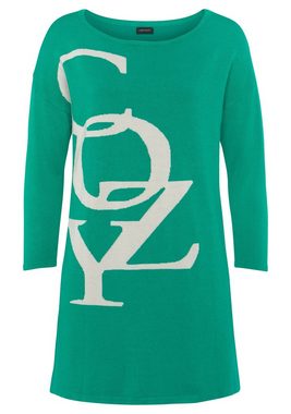 Laura Scott Longpullover mit modernen Schriftzug - NEUE KOLLEKTION