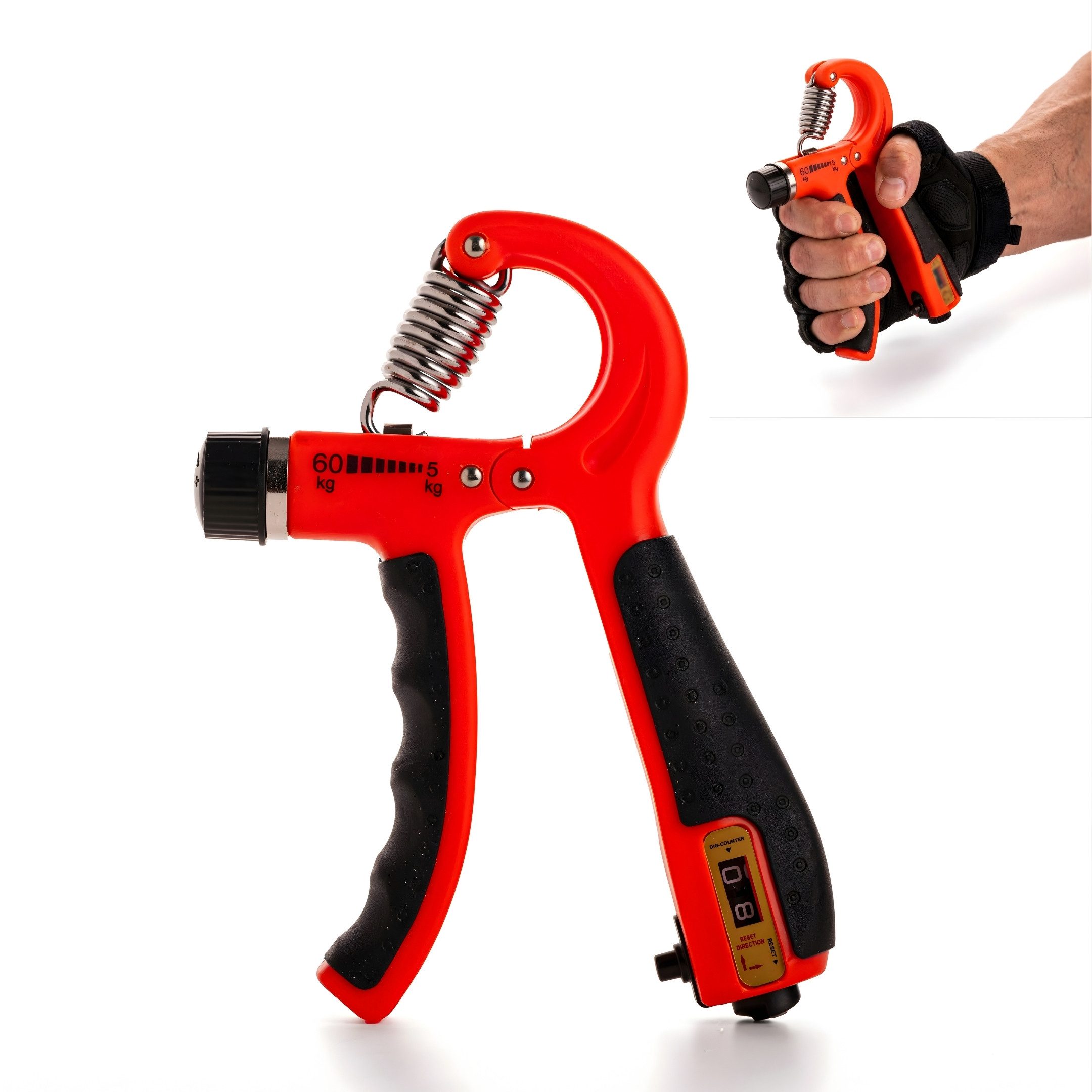 Endless Handmuskeltrainer EL1039 Einstellbare Hand Grip Strengthener, Griffkraft Trainer (Trainingsgeräte für zu Hause und im Fitnessstudio, Unterarm- und Fingerkraft-Greifer-Übungen), Einstellbares Griffstärkungsgerät für die Hand