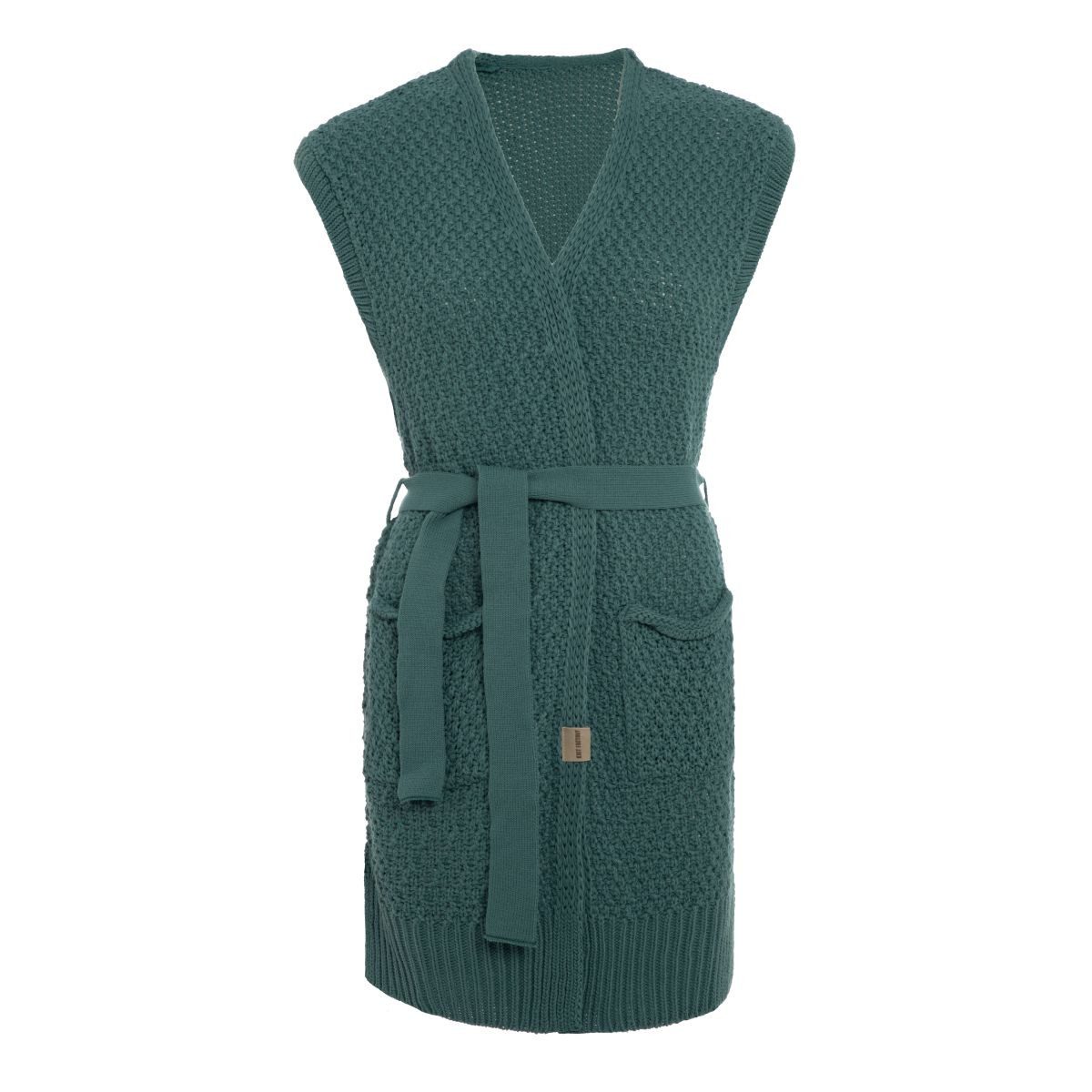 Knit Factory Strickweste Luna Strickweste Laurel 36/38 (1-tlg) Strickjacke Strickweste unifarbend