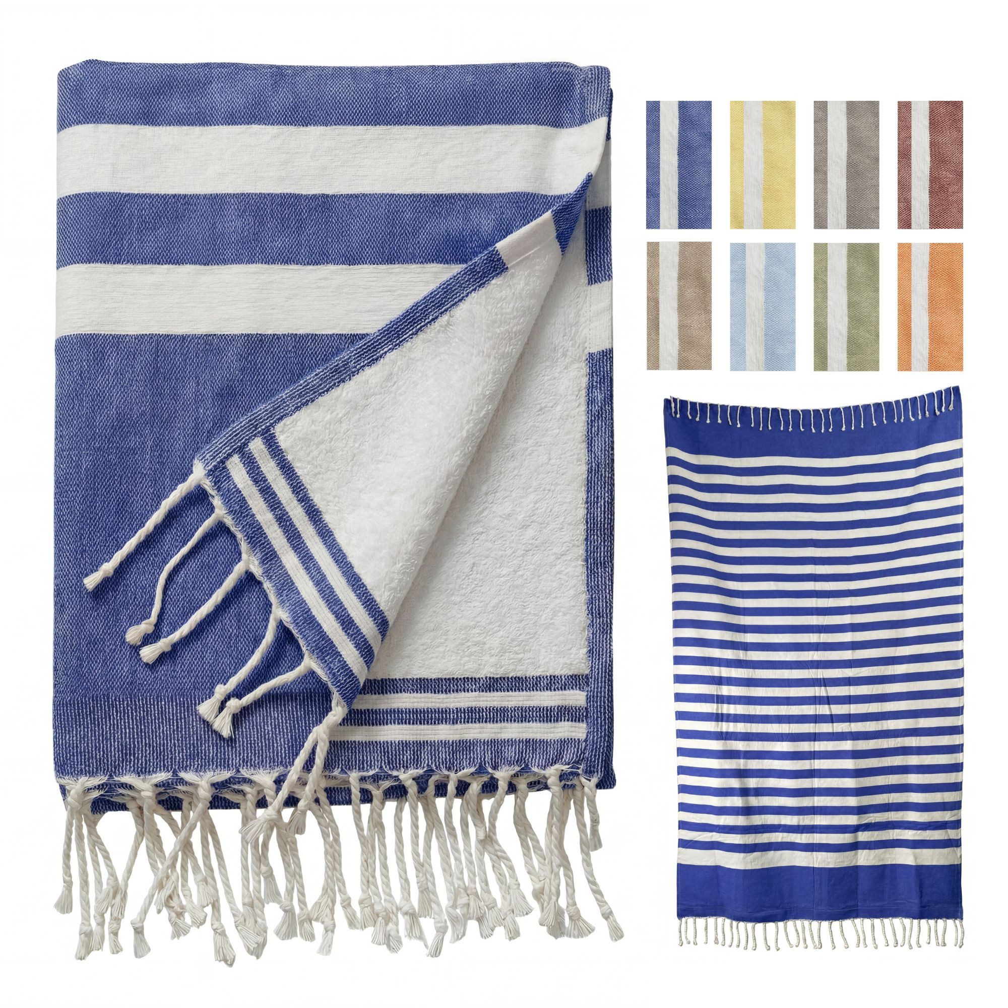 furora HOLIDAY Badetuch Saunahandtuch 100x200 cm Frottier - Badetuch XXL Strandhandtuch Groß, Frottee und Badetuch zugleich aus 100% Baumwolle in brillanten Farben