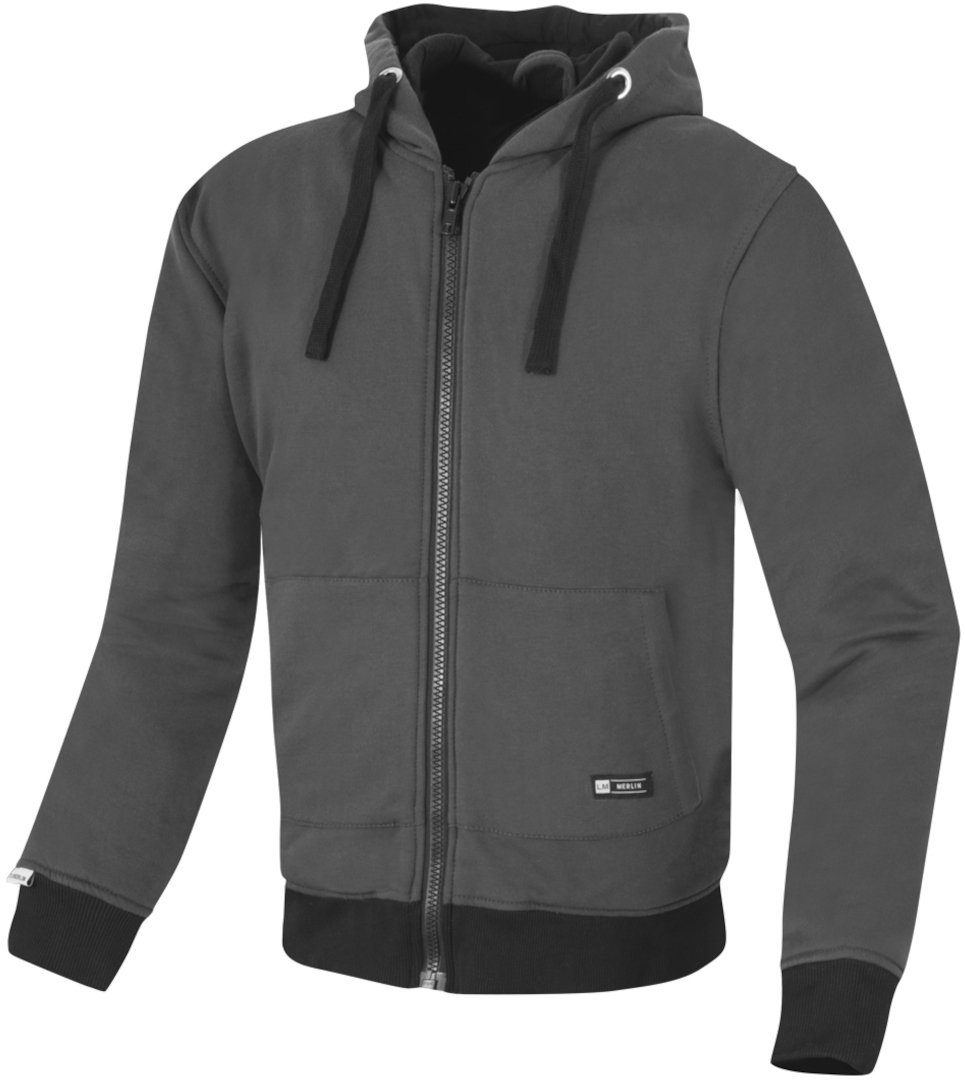 Merlin Motorradjacke Hamlin Motorrad Zip Hoodie Jacke Grey