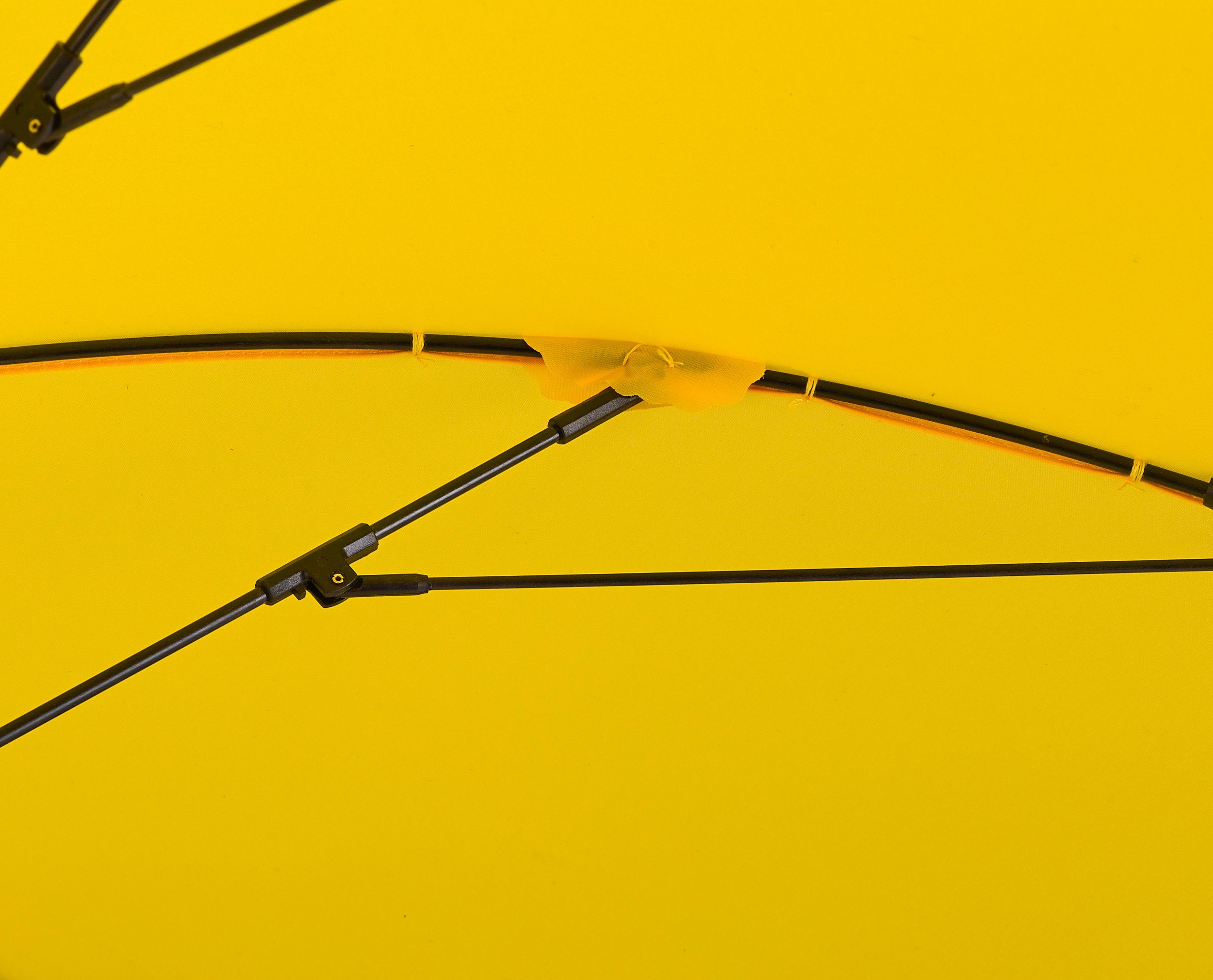 EuroSCHIRM® Partnerschirm windflex, gelb mit extra großem Dach birdiepal®