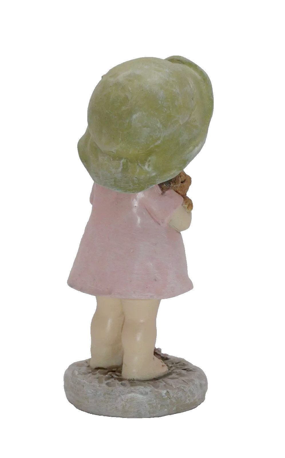 Kaufhaus le petit Dekofigur Deko Wichtel Kind Figur Mädchen Katze Junge Skulptur Zwerg Objekt, Dekoskulptur Dekoobjekt aus Polyresin (Kunststein)