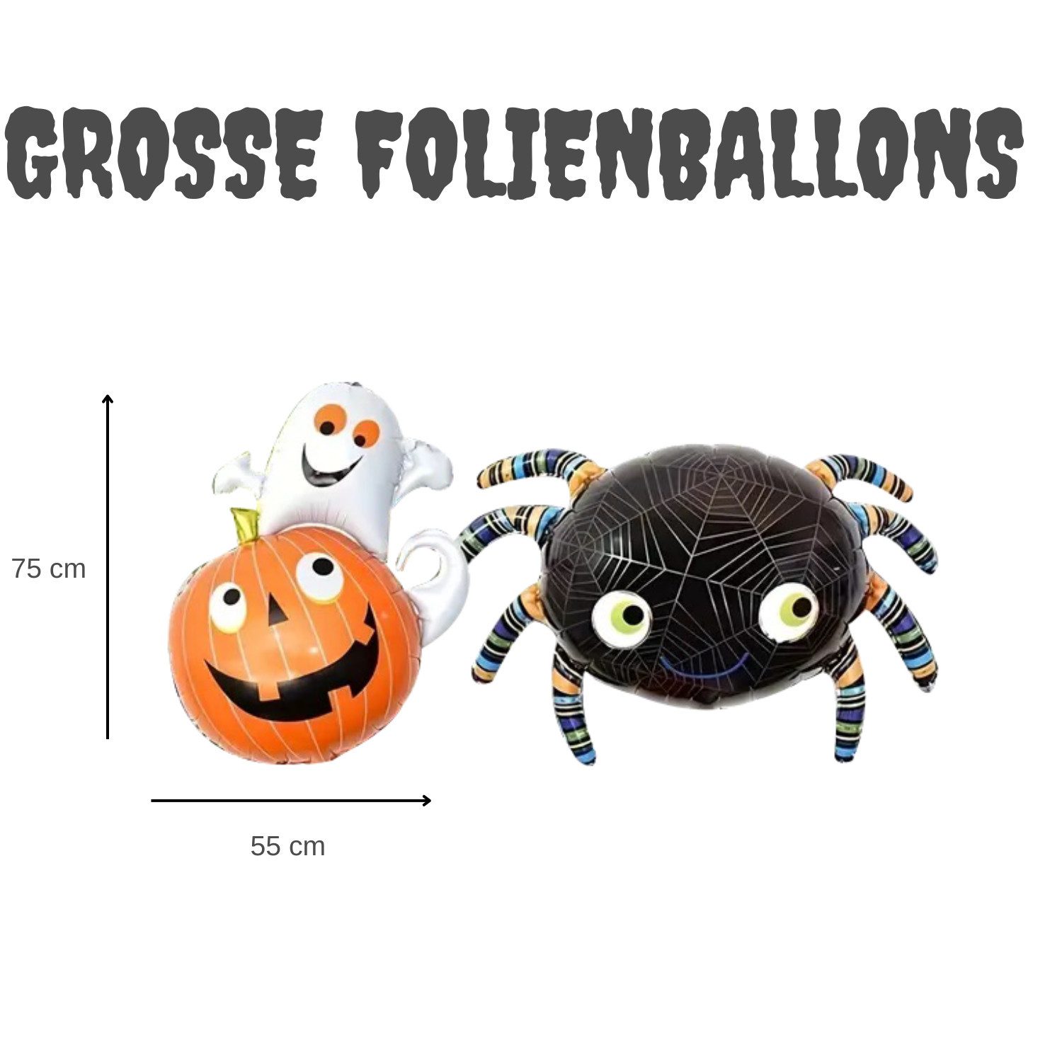 Fomax Hängedekoration Großes XXL Halloween Deko Komplett-Set mit vielen Teilen, Girlanden & Befestigungsmaterial