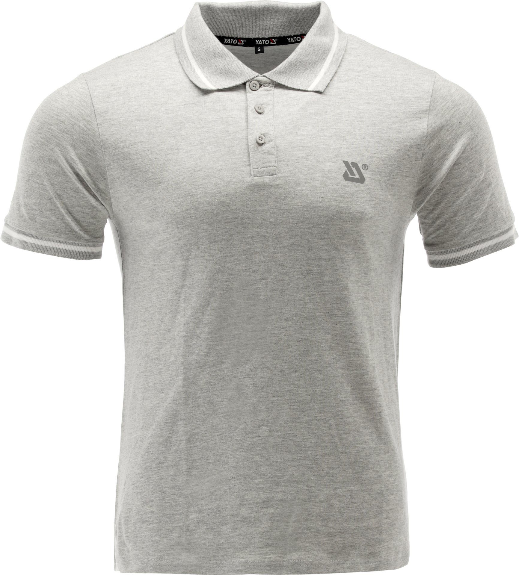 T-Shirt Poloshirt 100% Baumwolle 200g/m² Gr. M grau