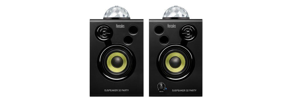 HERCULES DJSpeaker 32 Party Lautsprecher (kabelgebunden, 30 W)