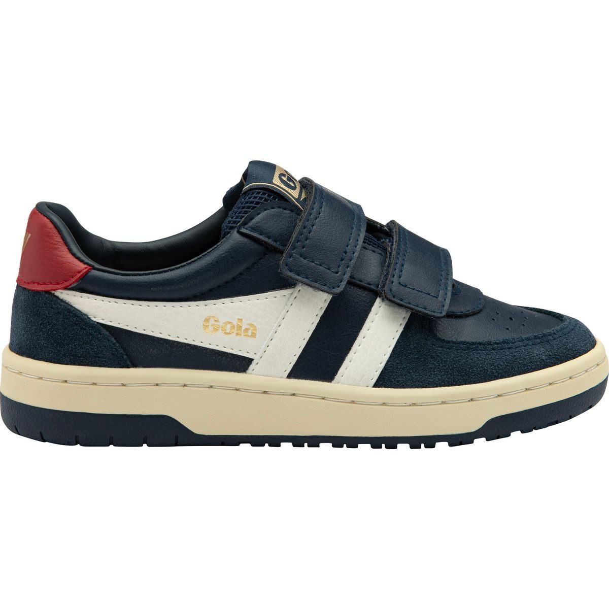 Gola Hawk Strap Sneaker Kids Outdoorschuh Stilvolle Retro-Sneaker für Kinder mit 80% recyceltem Material und
