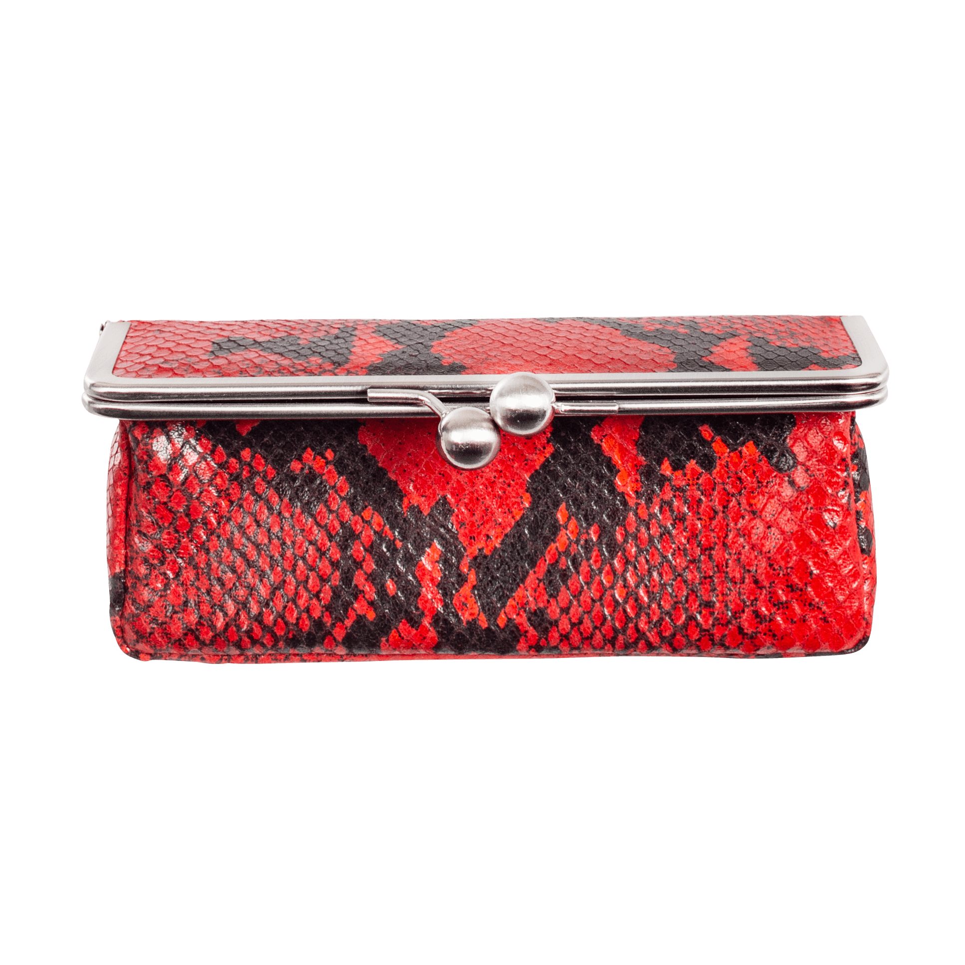 VOLKER LANG Bügelbörse IMAGE, BE1 -Stylische Bügelbörse in Snake‑Optik