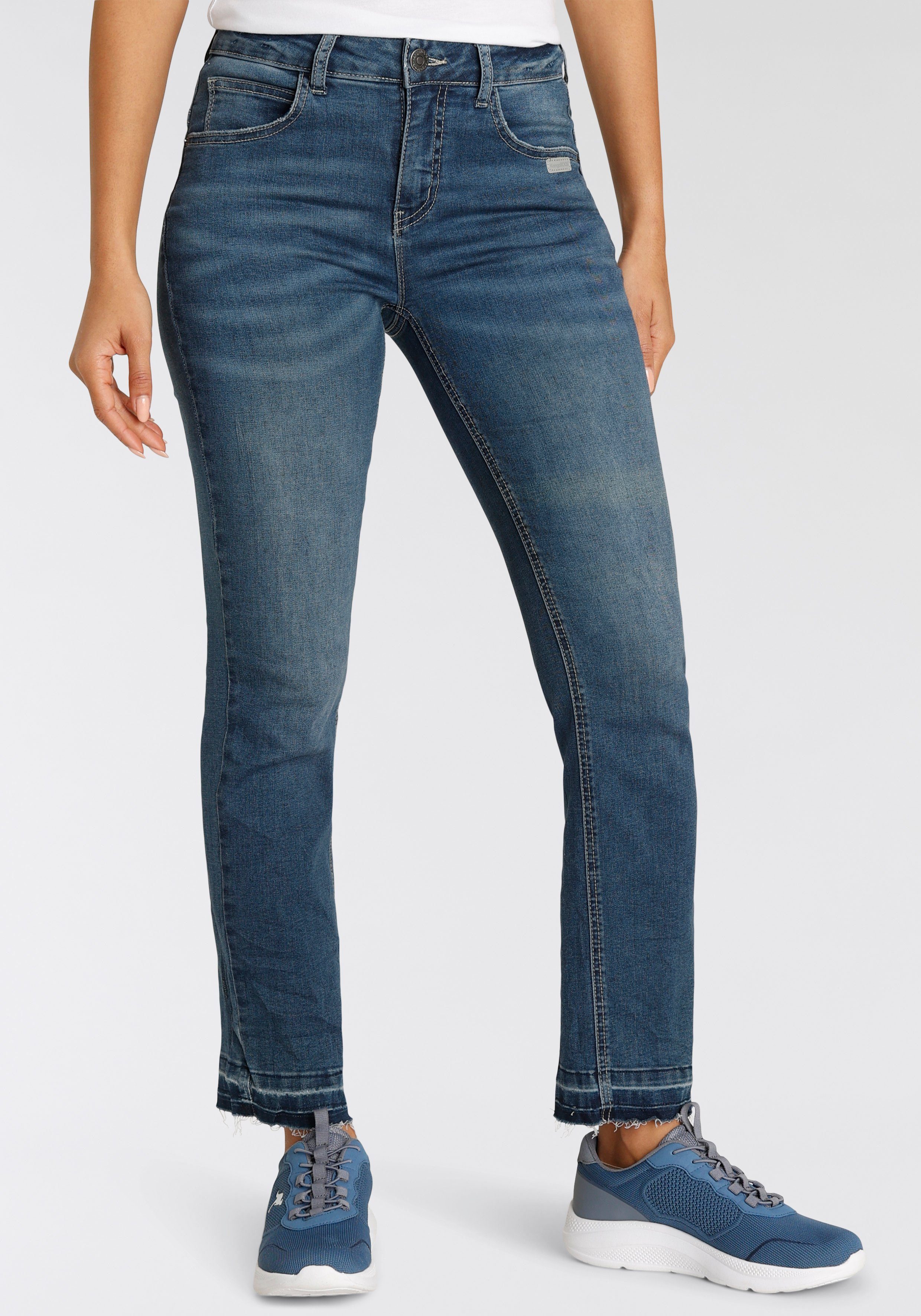 KangaROOS 7/8-Jeans CULOTTE-JEANS mit ausgefranstem Saum - NEUE KOLLEKTION