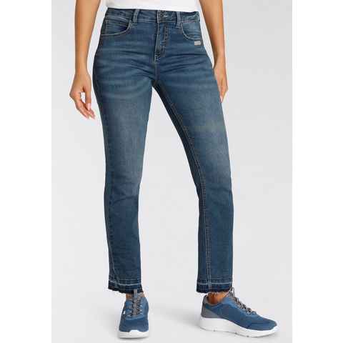 KangaROOS 7/8-Jeans CULOTTE-JEANS mit ausgefranstem Saum - NEUE KOLLEKTION