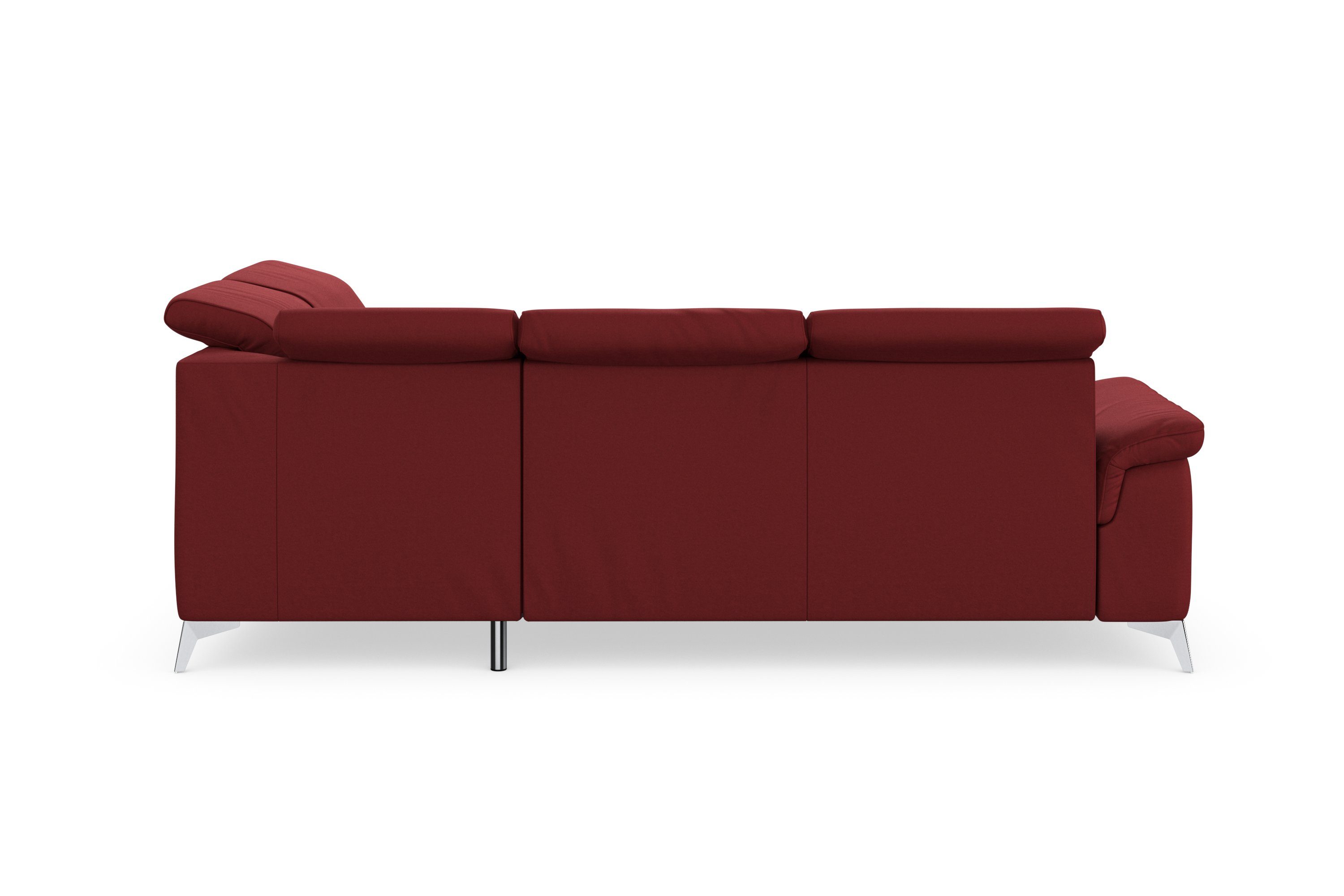 sit&more Ecksofa mane, Sinatra, Armteilfunktion und optional mit mit Kopfteilverstellung