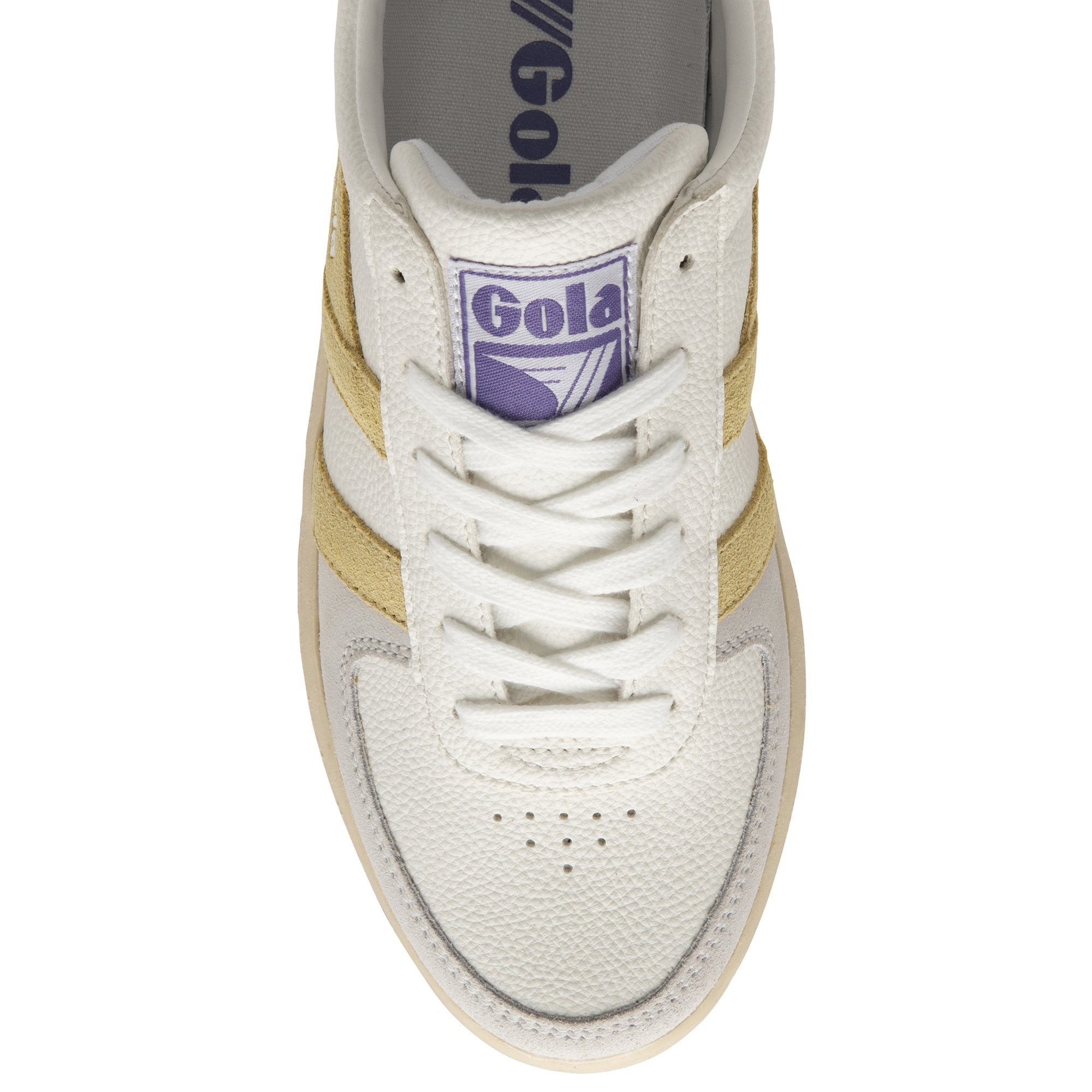 Gola Grandslam Trident weiss/lemongelb/lavender Damen Sneaker
