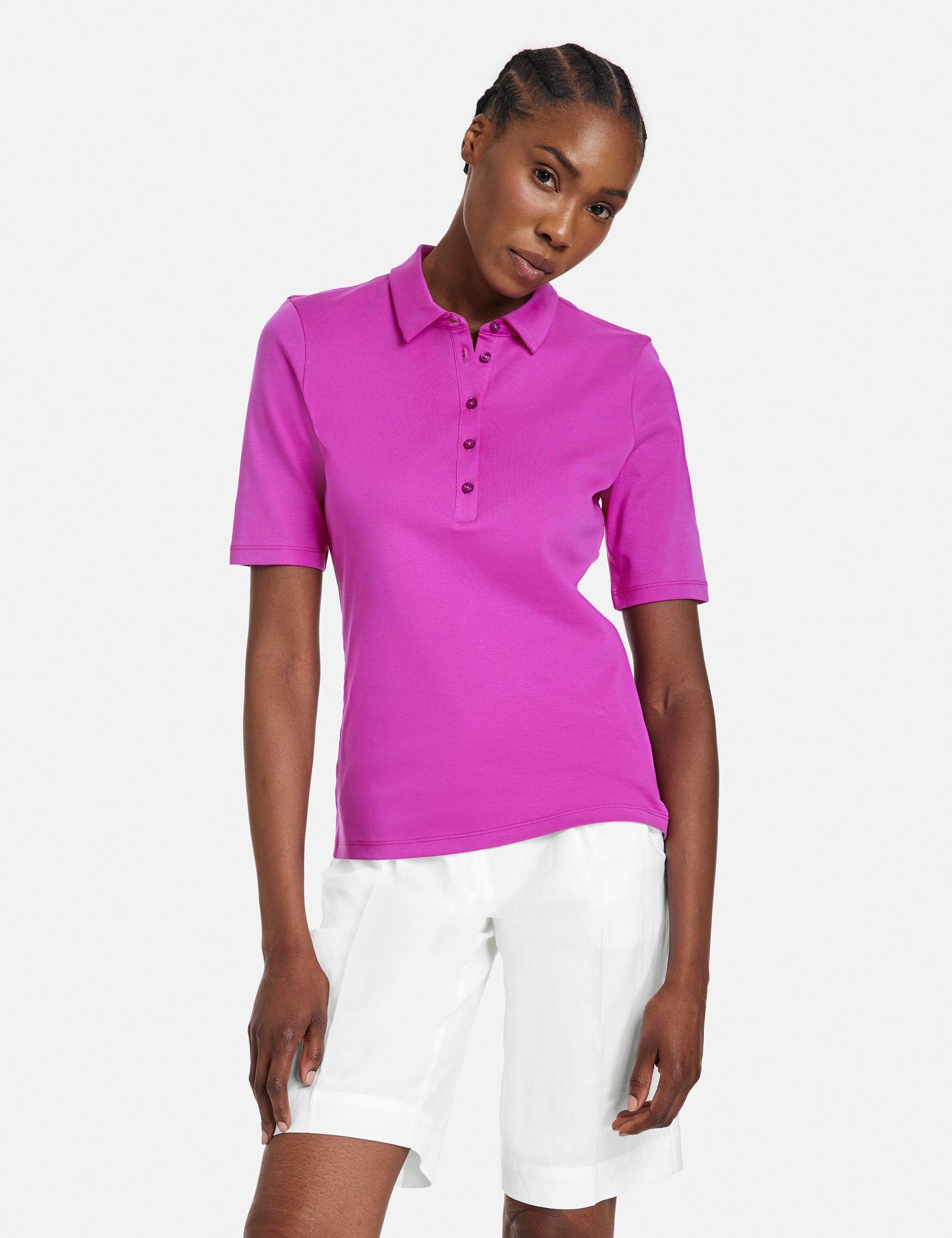 Poloshirt Orchid Poloshirt GERRY aus WEBER Baumwolle