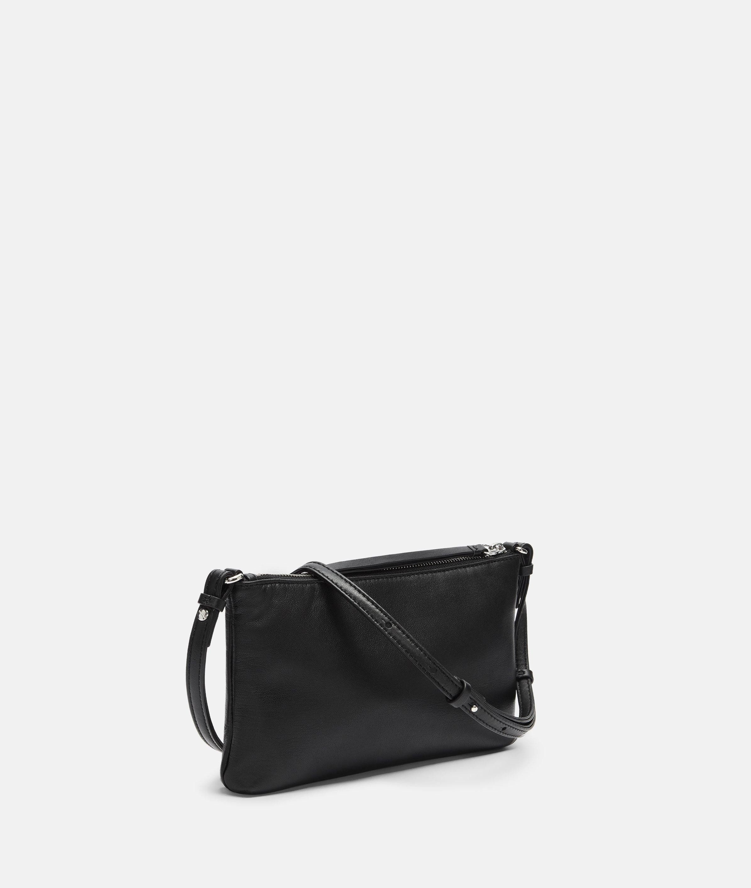 Liebeskind Berlin Schultertasche Single Zena Crossbody S, Handliche Umhängetasche aus weichem Schafsleder