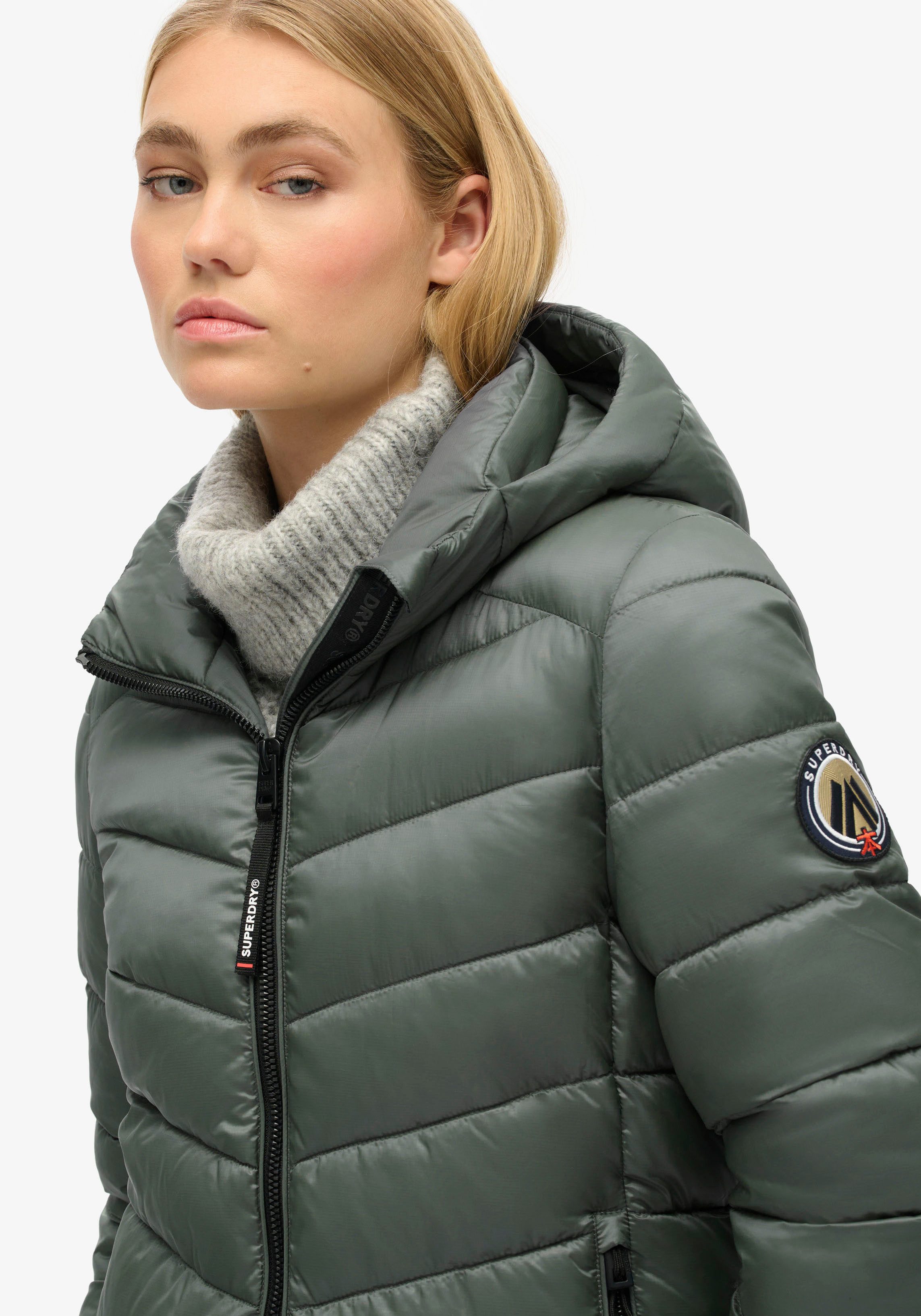 Superdry Steppjacke HOODED FUJI MID PADDED JACKET günstig online kaufen