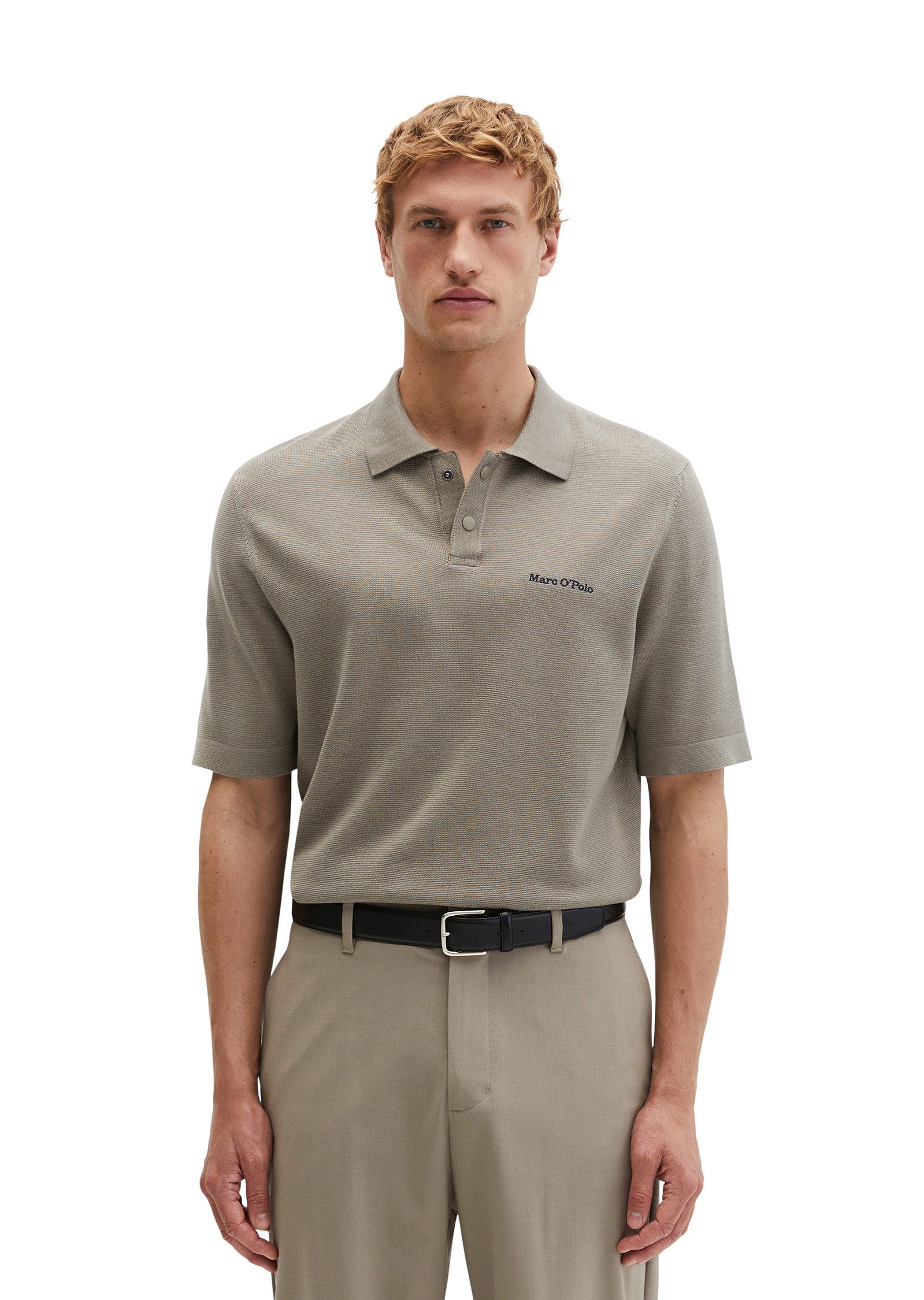 Marc O'Polo Poloshirt aus reiner Bio-Baumwolle