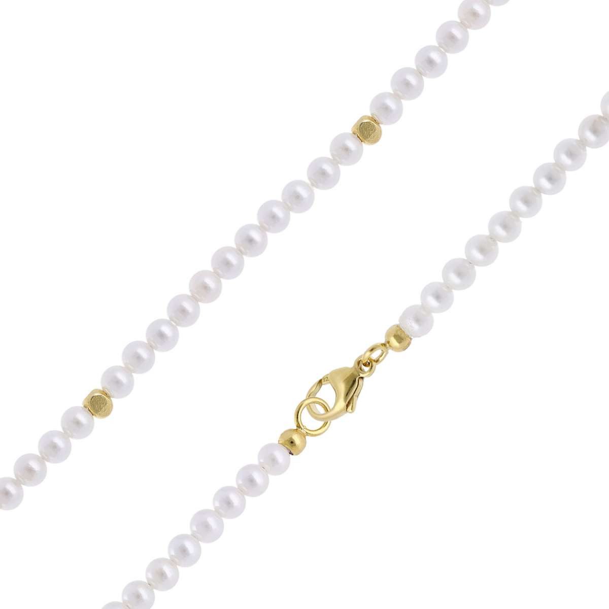 trendor Perlenkette 15916, Damenkette Muschelkern-Perlen