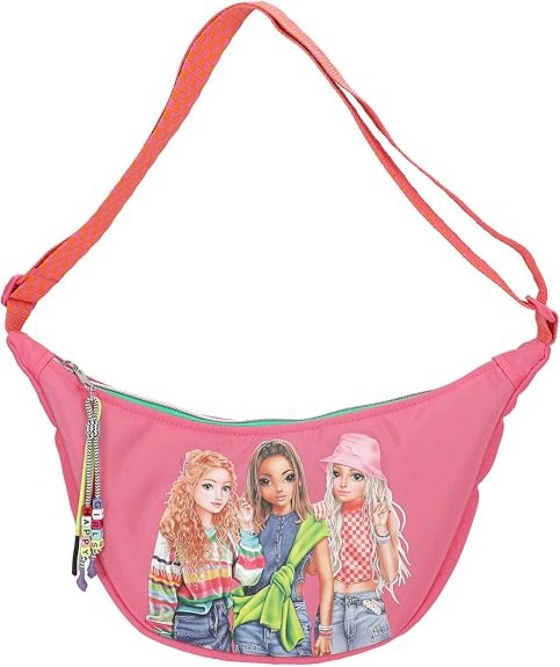 Depesche Spiel DEPESCHE TOPModel Umhängetasche JOY Pink Orange 15x33x6cm