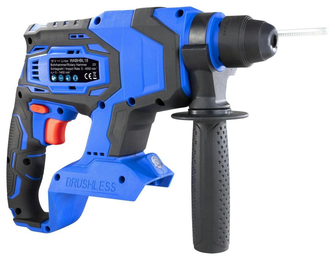 Westfalia Werkzeug Akku-Bohrhammer Akku Bohrhammer 18 Volt Li-Ion WABHBL18 -ohne Akku und Ladegerät-