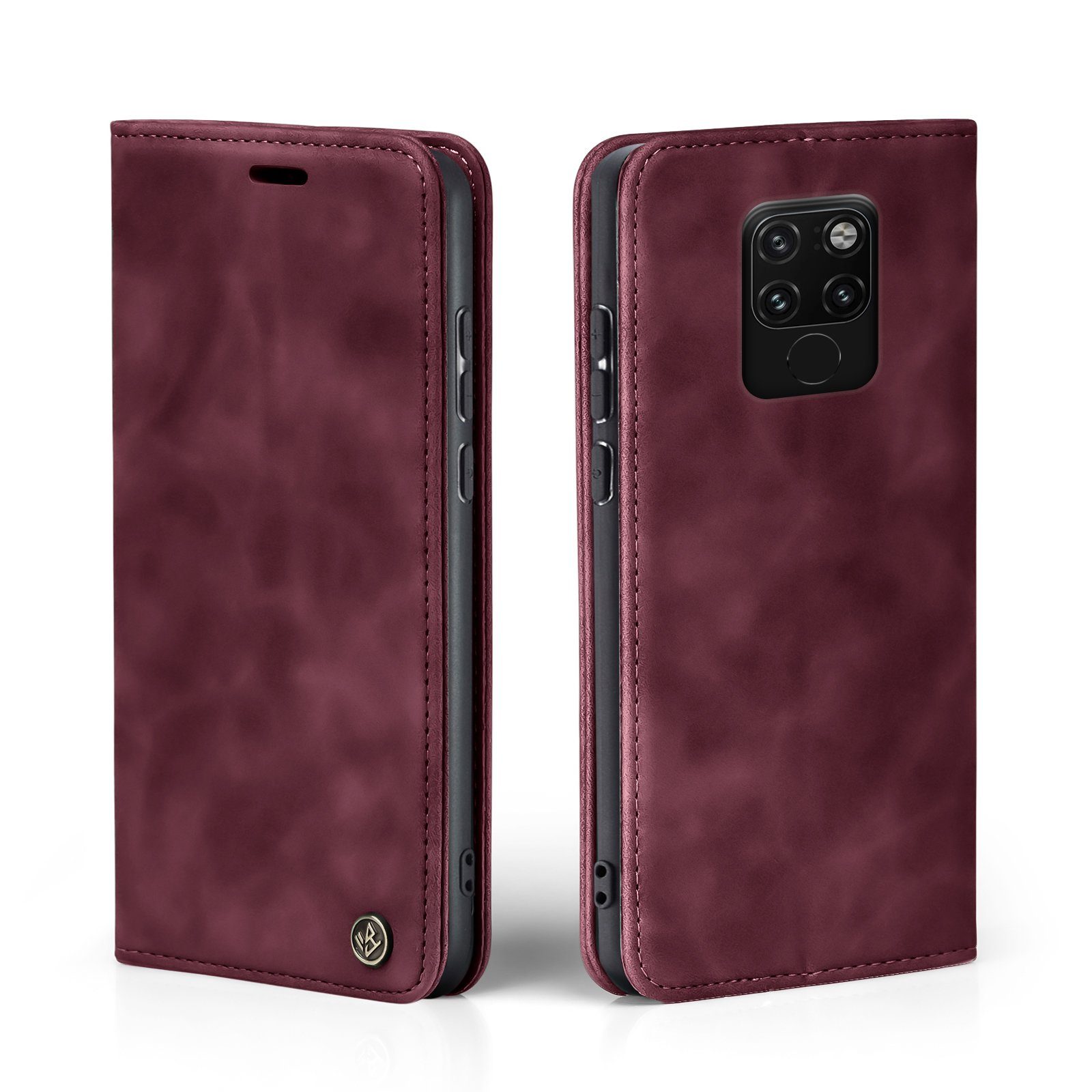 Tec-Expert Handyhülle Tasche Hülle für Huawei Mate 20 6.53 Zoll, 6.53, Cover Klapphülle Case mit Kartenfach Fliphülle aufstellbar