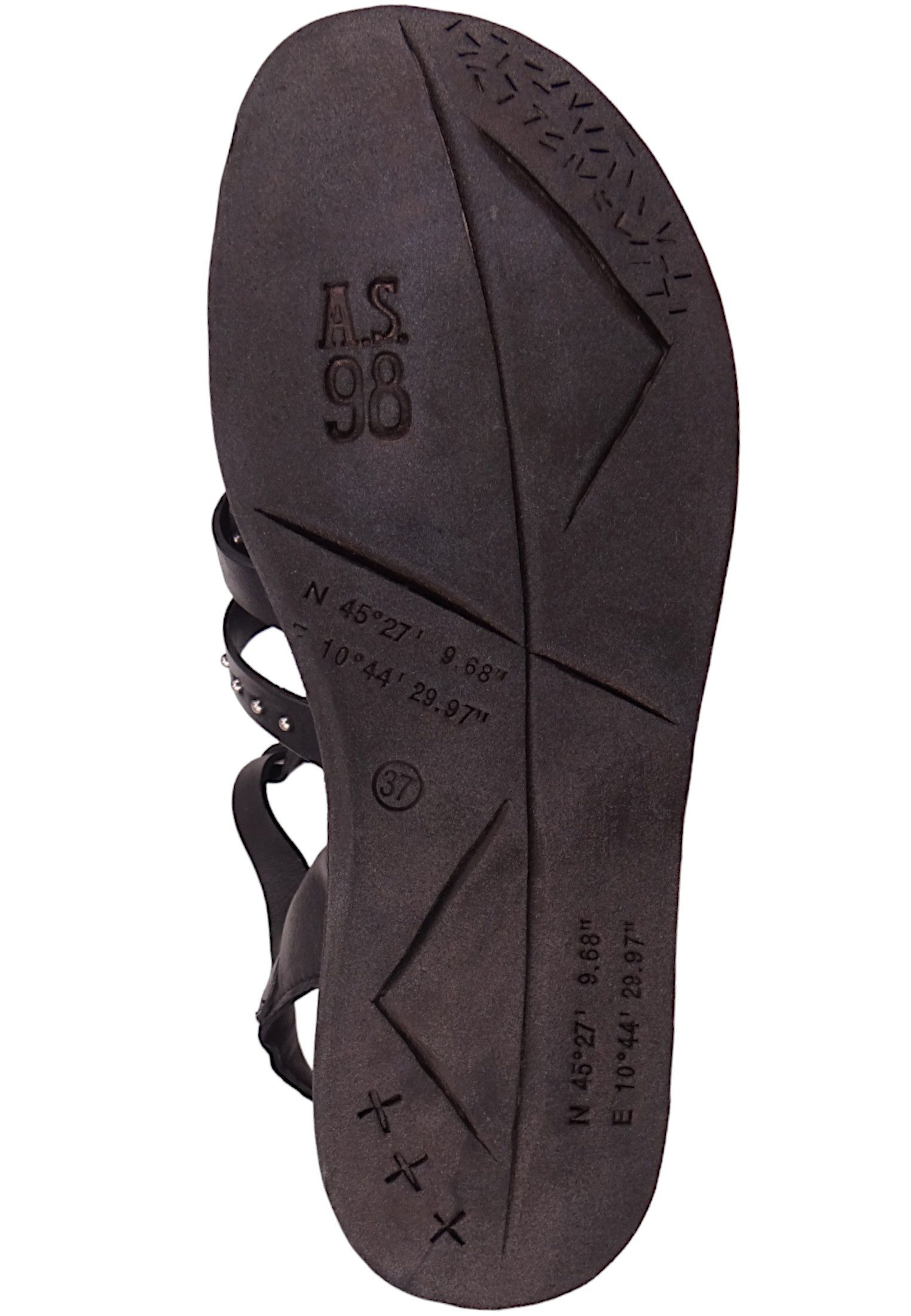 A.S.98 B60006-0101 6002 Nero Sandale