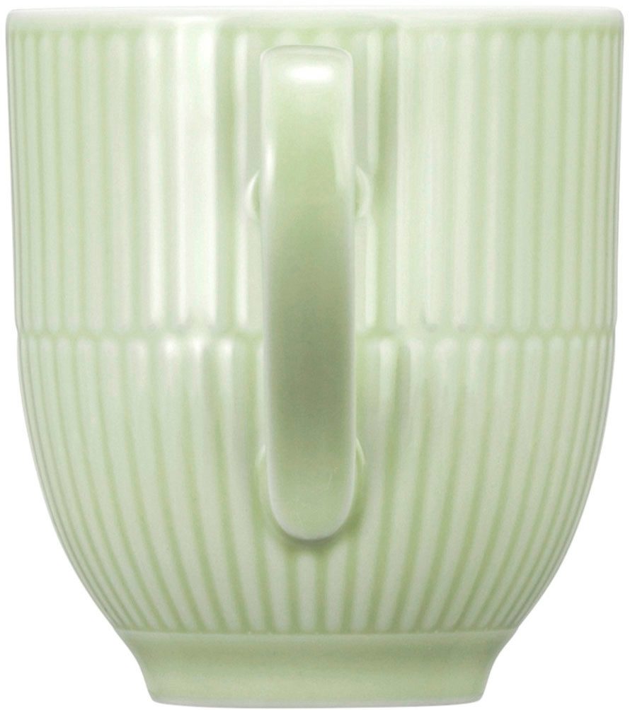 Seltmann Weiden Becher Amina, 1-tlg., Porzellan, Kaffeebecher, Tasse, mit Relief