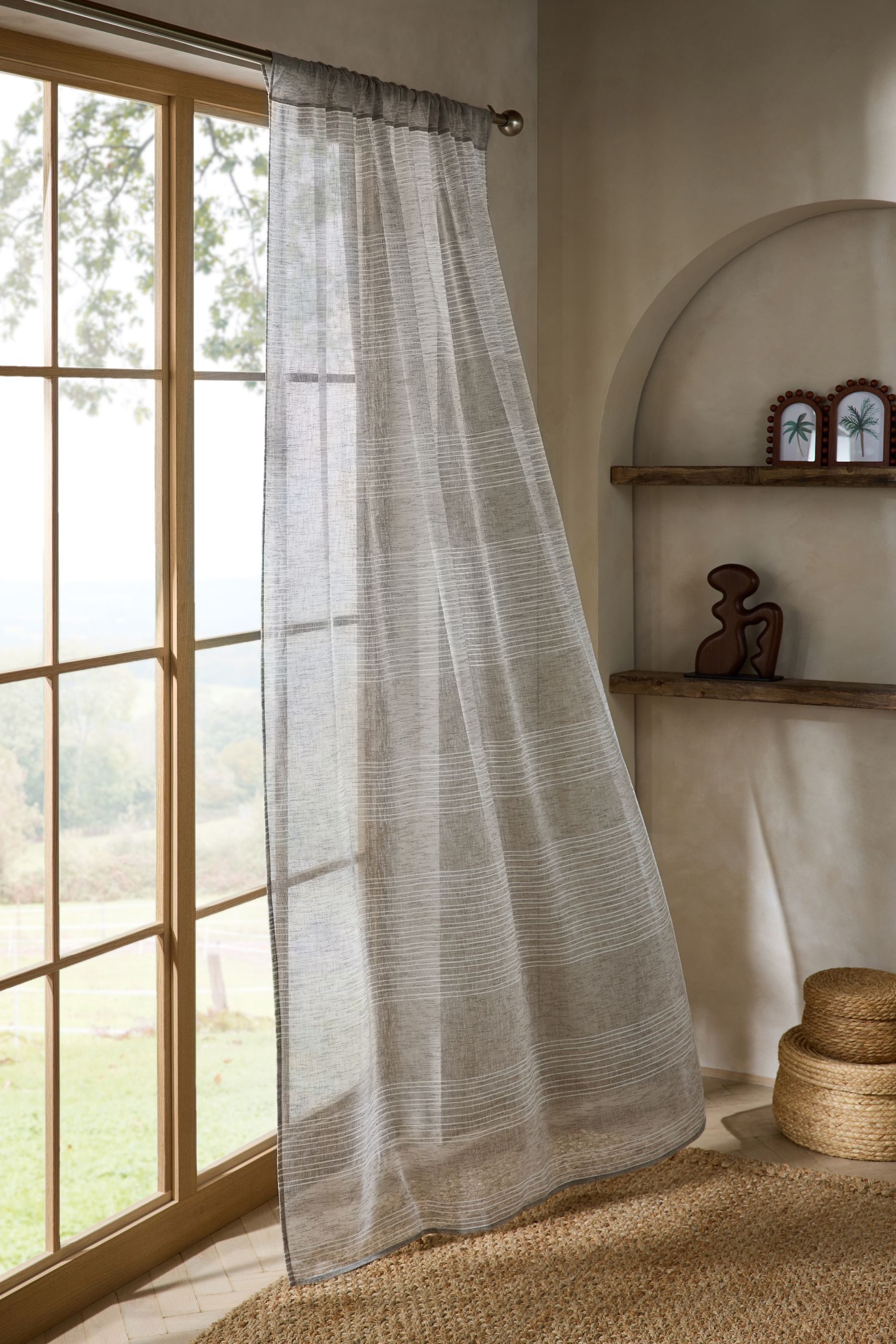 Next Gardine Ungefütterte, transparente Voile-Vorhänge (1 St)