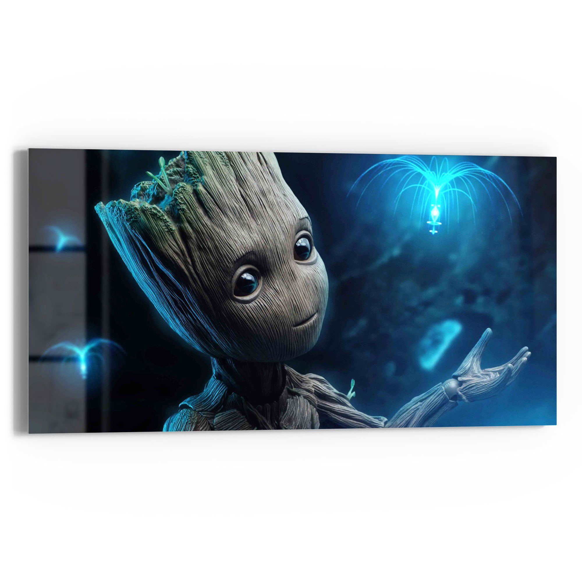 DEQORI Glasbild 'Niedlicher Baby Groot', 'Niedlicher günstig online kaufen