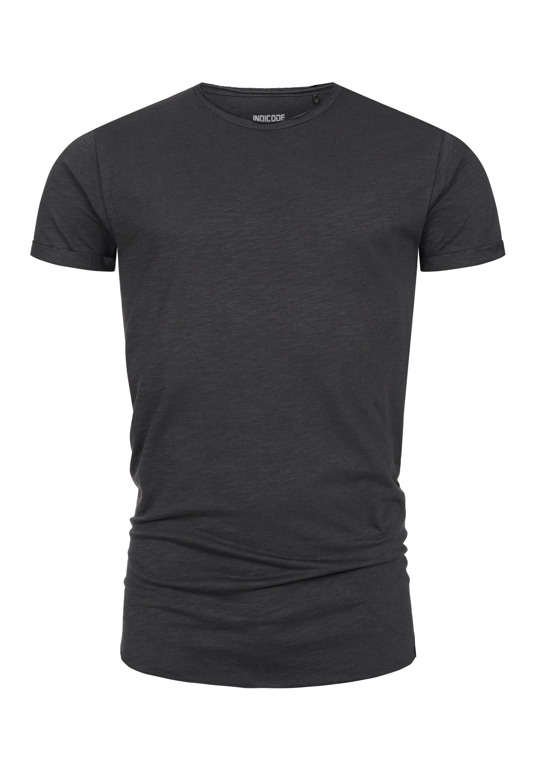 INDICODE T-Shirt Herren Willbur Tee Shirt Tee Herrenshirt mit Rundhalsausschnitt, 100% Baumwolle – Bild 2 von 5