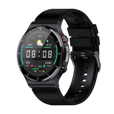 Knauermann Pro Plus Smartwatch (3,5 cm/1,4 Zoll), inkl. Ladestation