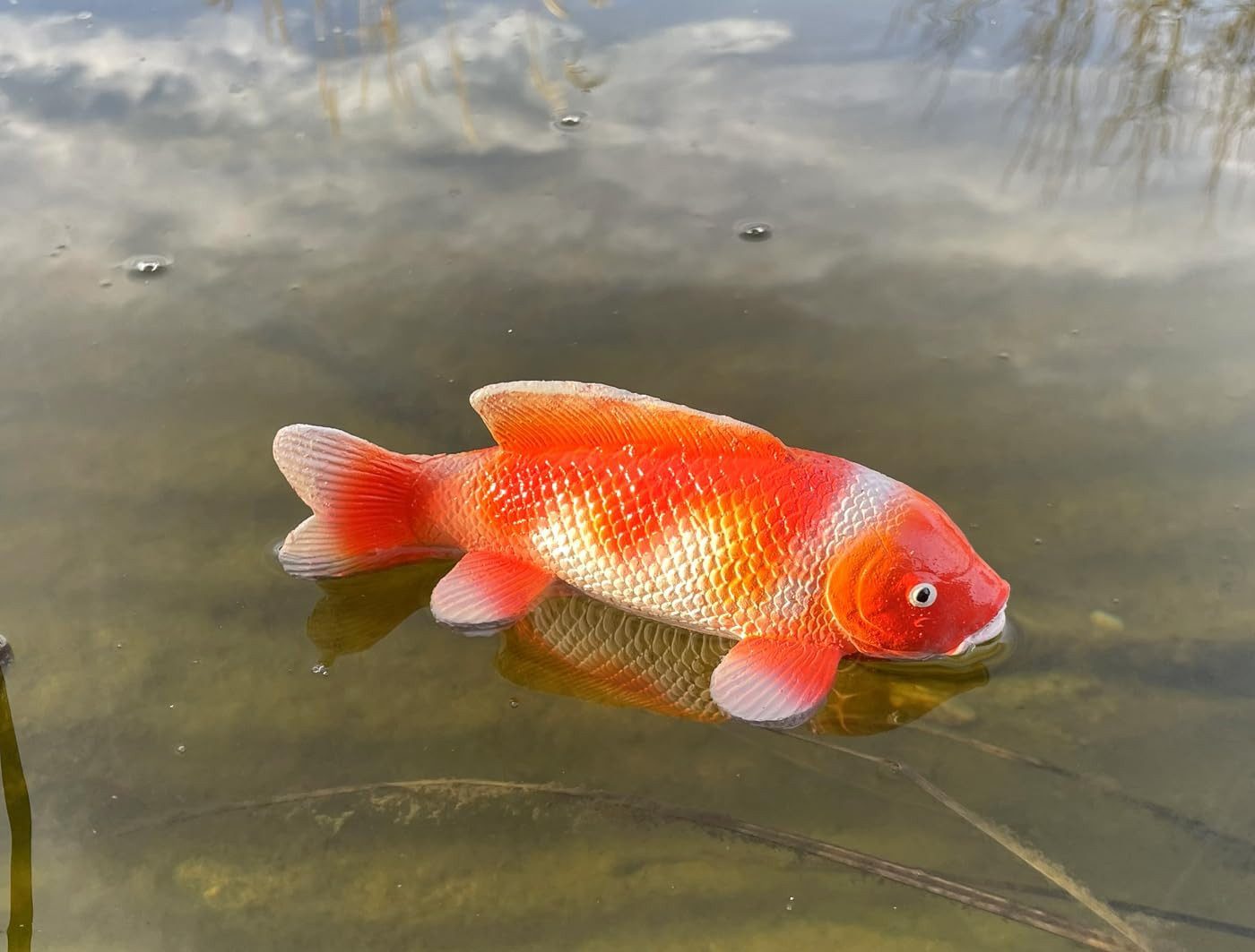 LB H&F Lilienburg Teichfigur Teichfigur Fisch KOI Schwimmtier Dekofigur Tie günstig online kaufen