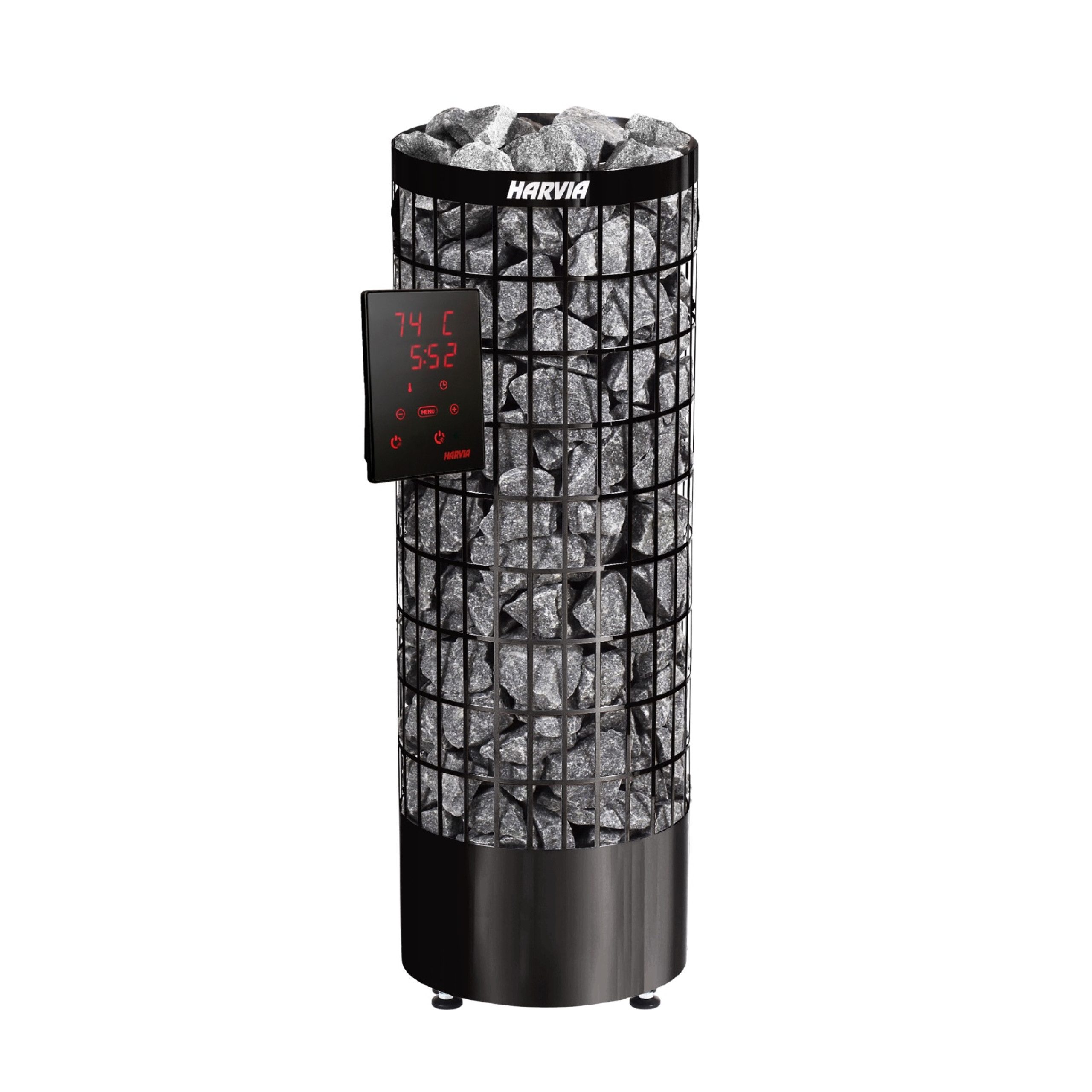 HARVIA Saunaofen Harvia Cilindro Black Steel XE 10,8 kW PC110XE Saunaofen inkl. Xenio