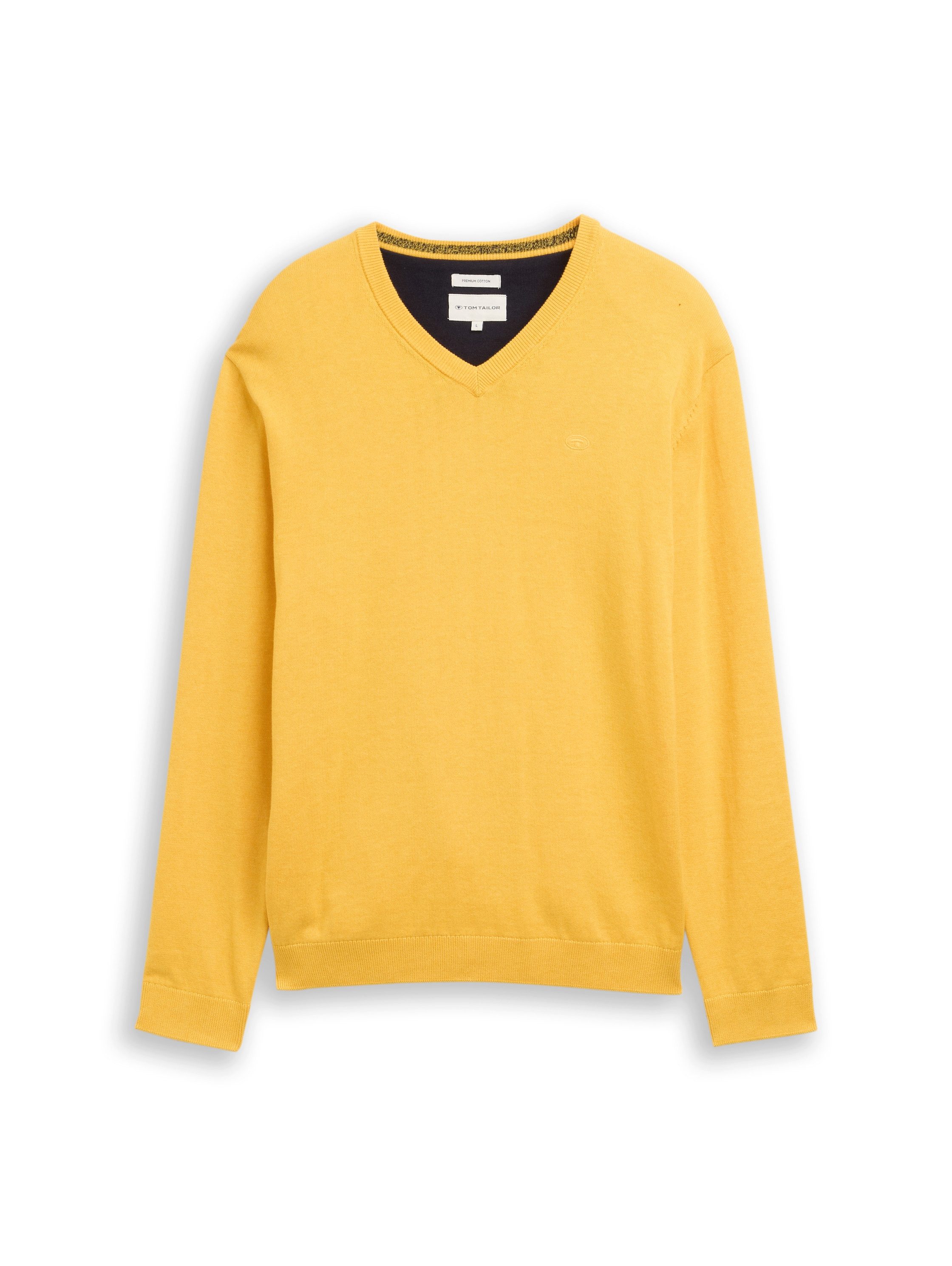 V-Ausschnitt-Pullover