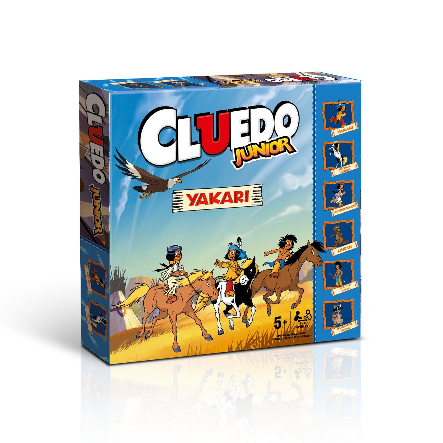 Brettspiel Junior Cluedo Winning Moves Yakari Spiel,