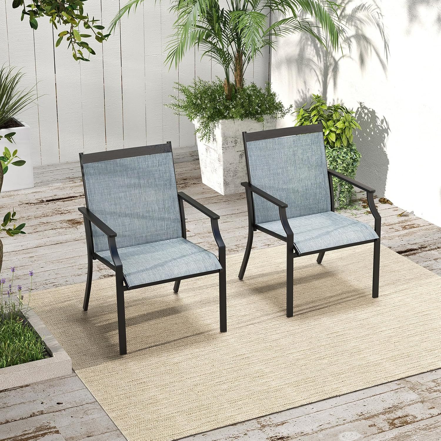KOMFOTTEU Gartenstuhl (Set, 2 St), Balkonstühle günstig online kaufen