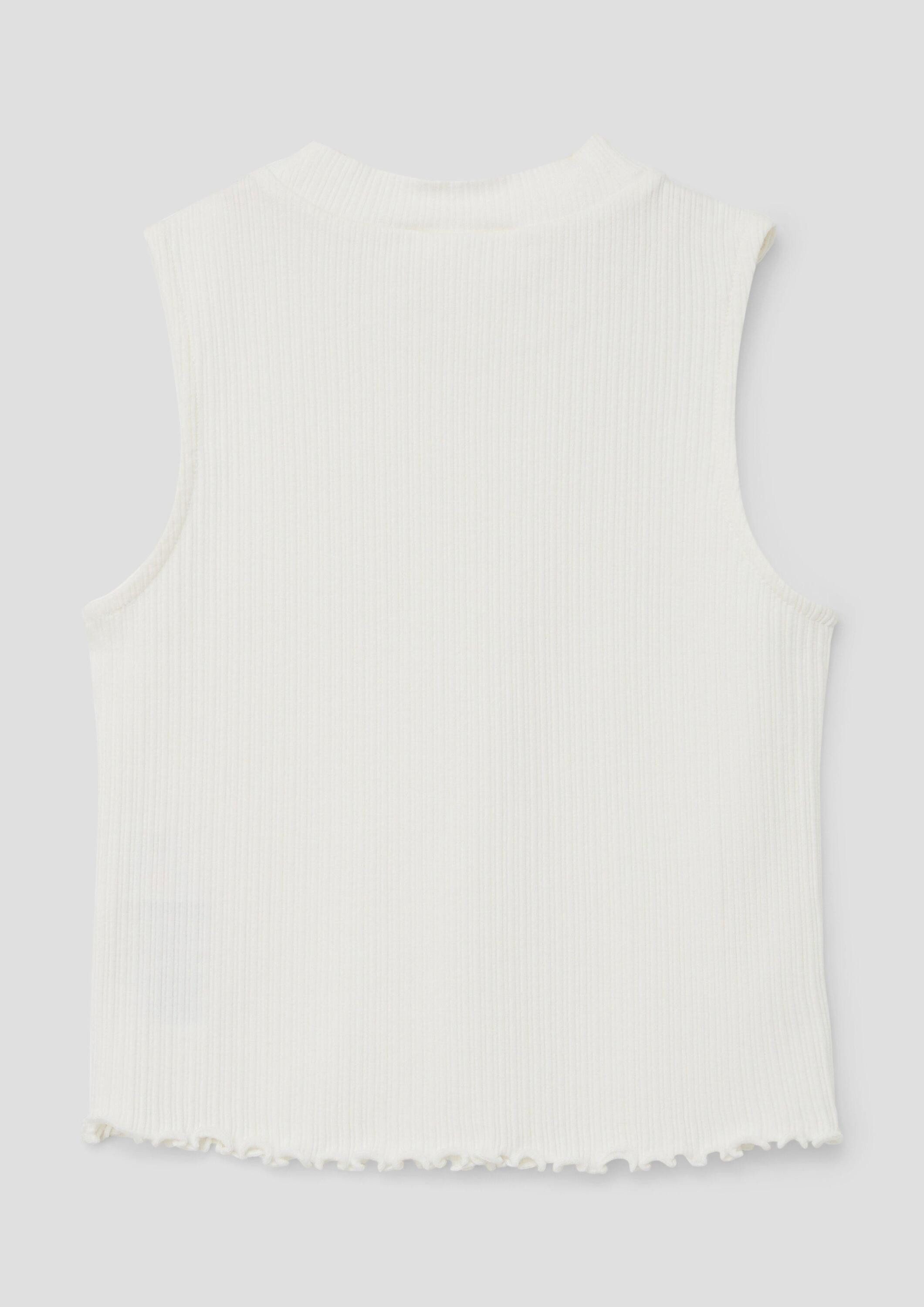 s.Oliver Muskelshirt T-Shirt Ärmelloses Shirt mit All-over-Print