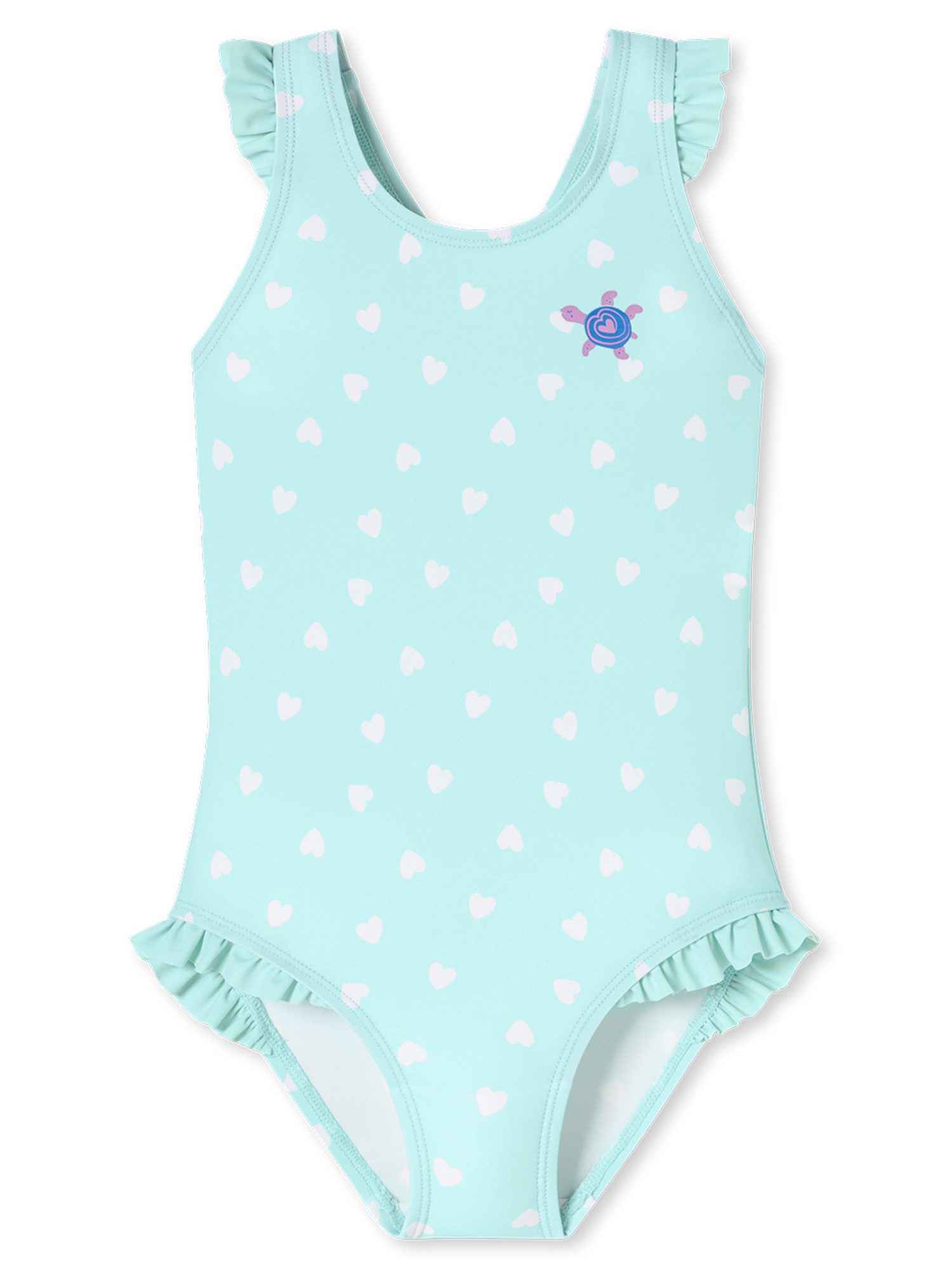 Schiesser Badeanzug Aqua Kids Girl Bade-Anzug Schwimmen bauchweg