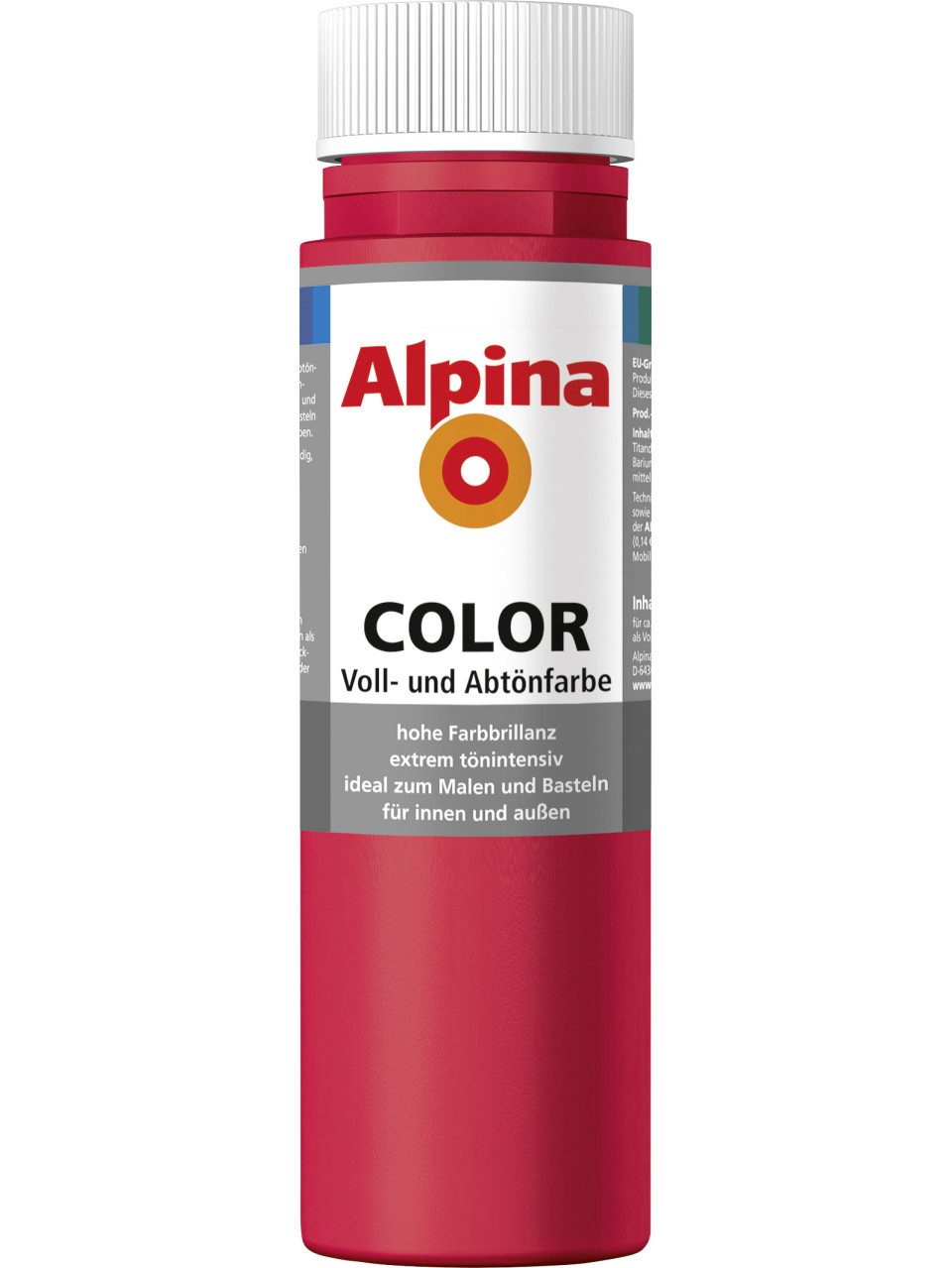 Alpina Vollton- und Abtönfarbe Alpina Color Abtönfarbe fire red 250 ml