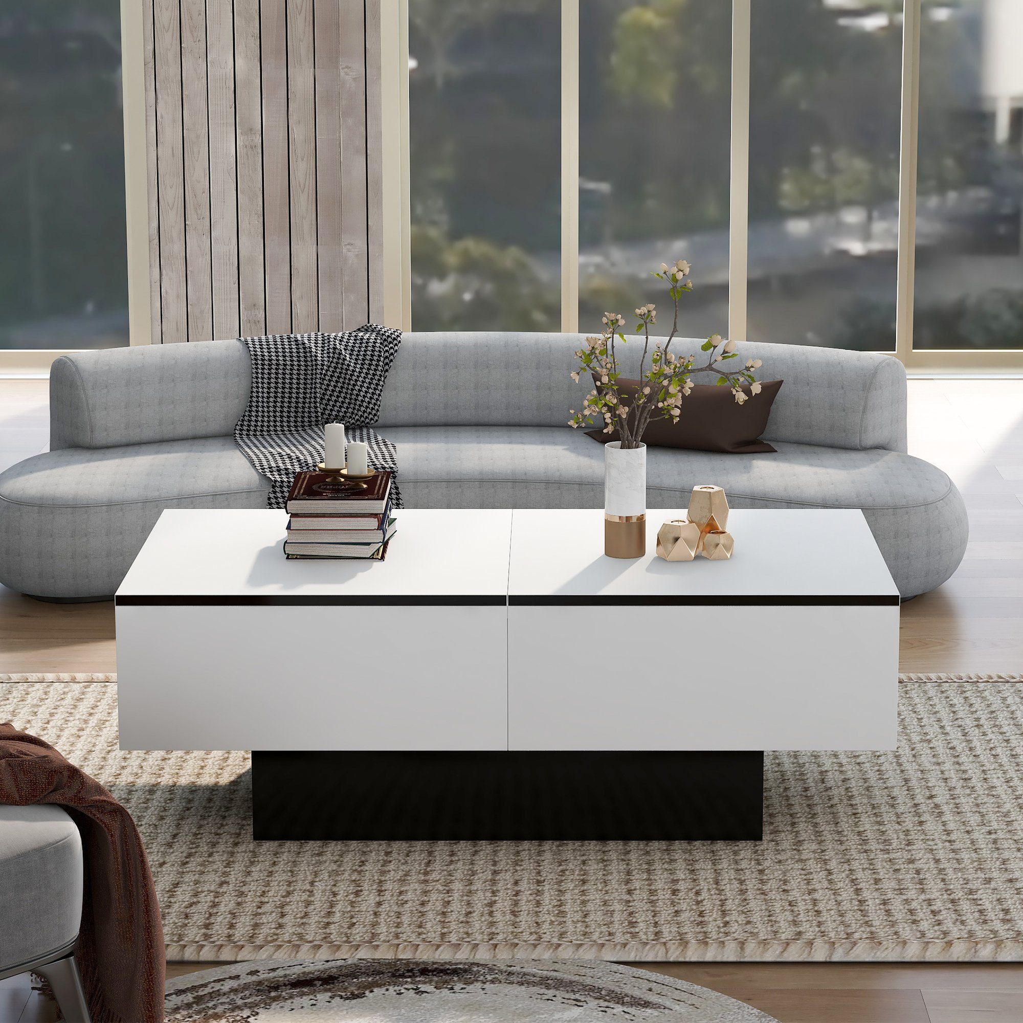 HAUSS SPOLE Couchtisch Moderner Couchtisch Beistelltisch günstig online kaufen