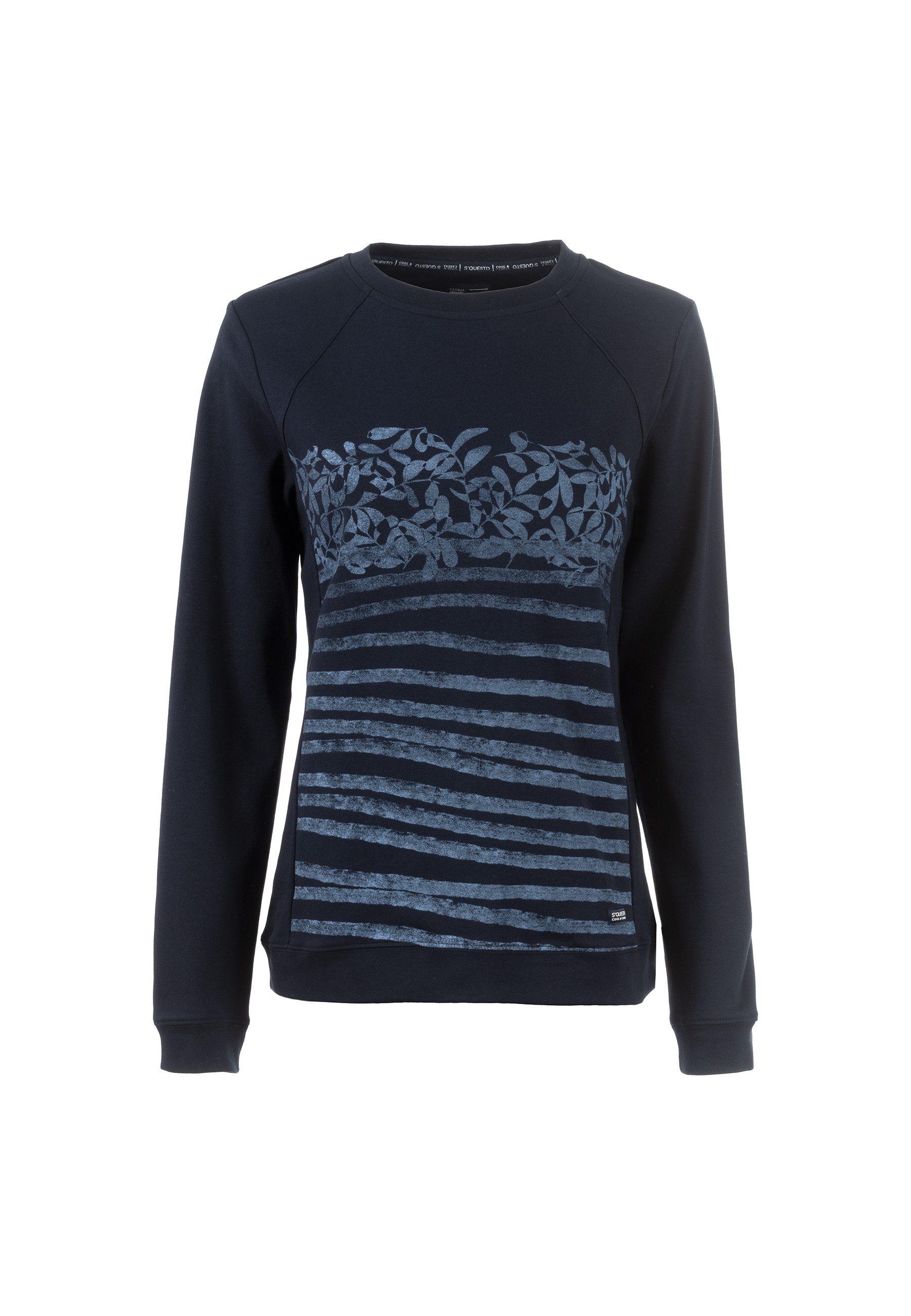 S'questo Hose Autumn Flowers - Modische Blumenmuster Hose Mit Praktischen Taschen