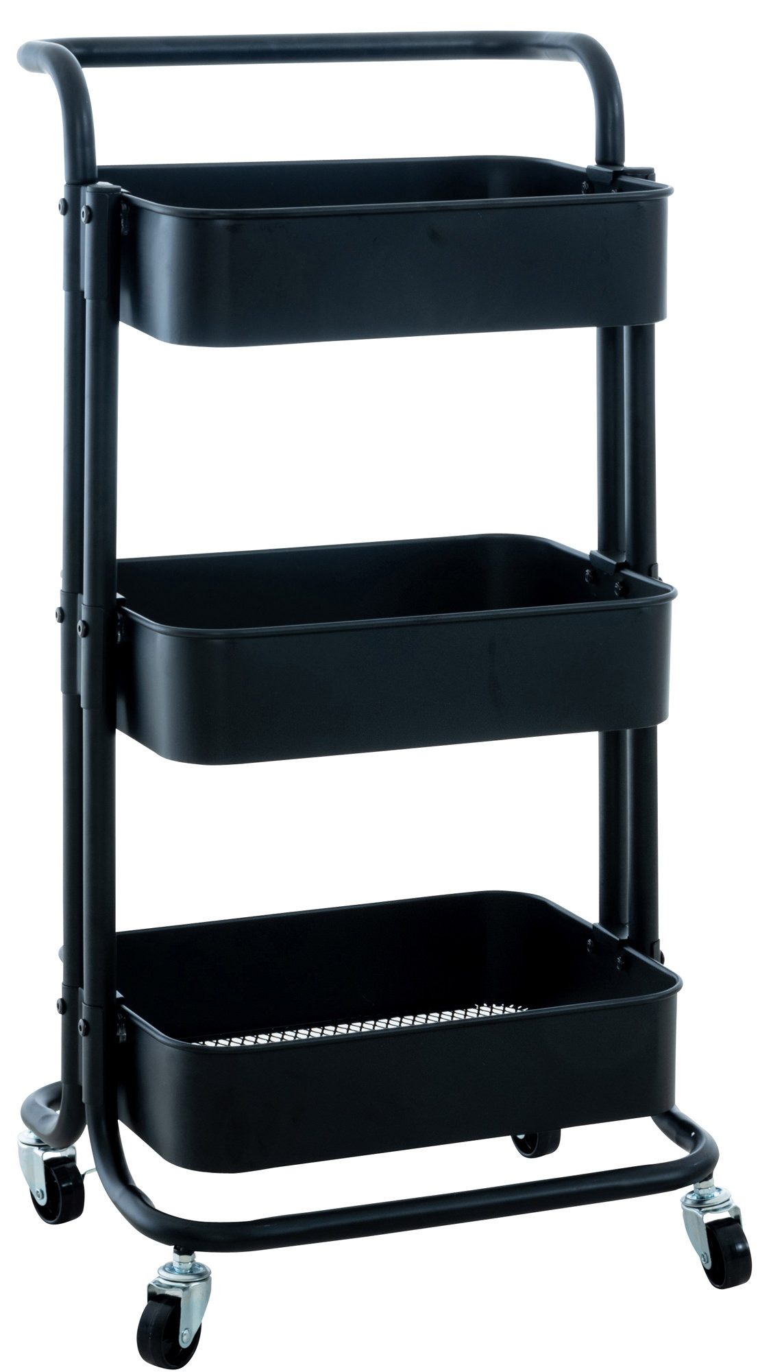 CLP Beistellwagen Mailo, (1er), Trolley, Servierwagen, schwarz oder weiß