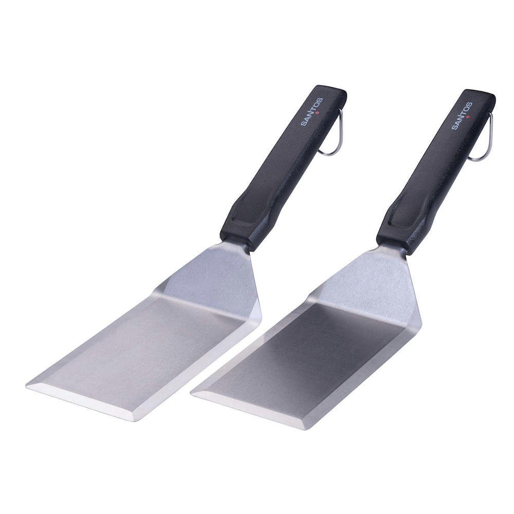 PROREGAL® Grillbesteck-Set Spachtel-Set 2-teilig, Edelstahl