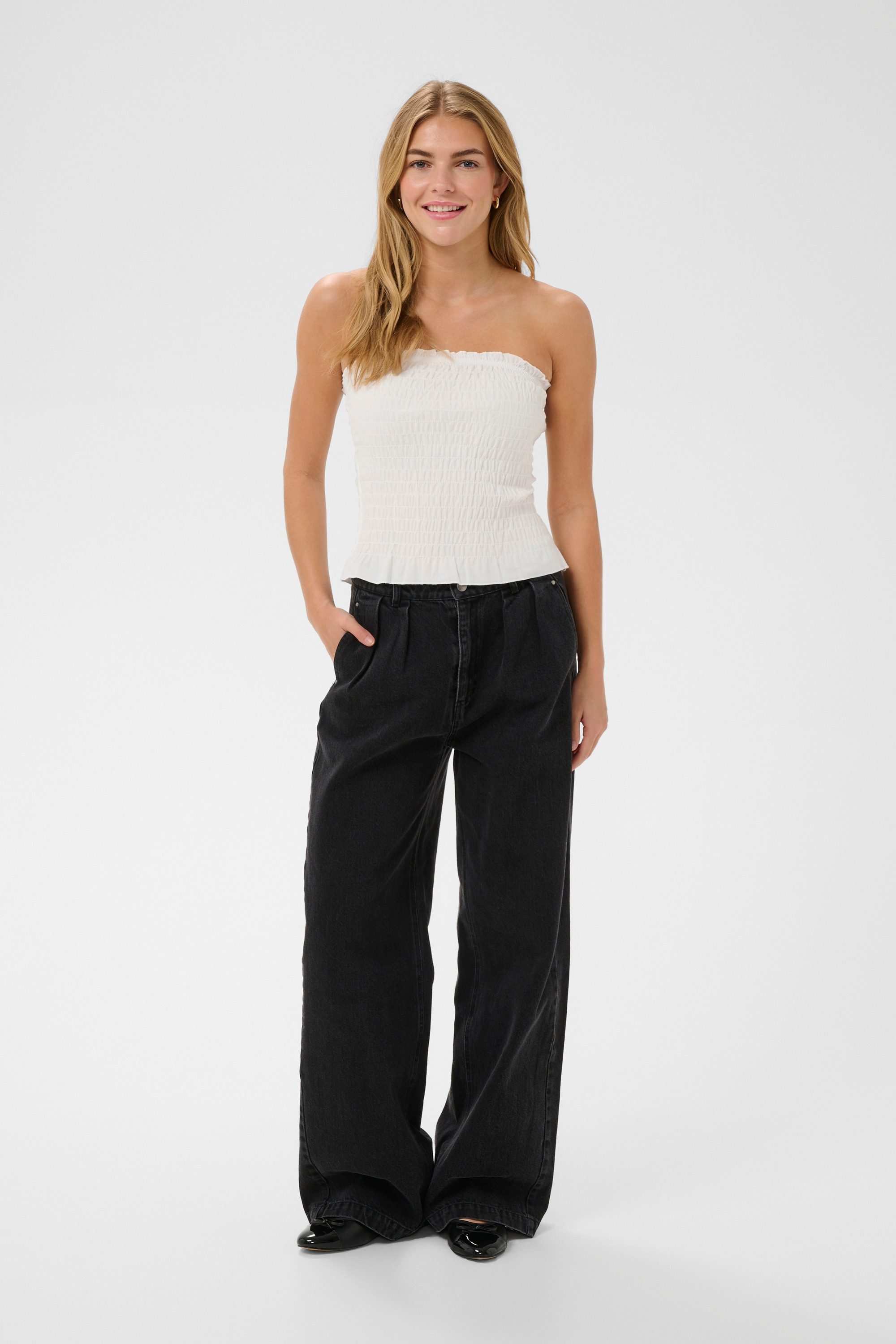 Saint Tropez Blusentop Ärmellose Bluse NaciaSZ