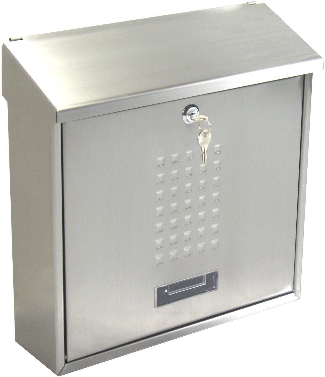 Primaster Briefkasten Primaster Briefkasten Edelstahl weiß 36 x 10 x 37