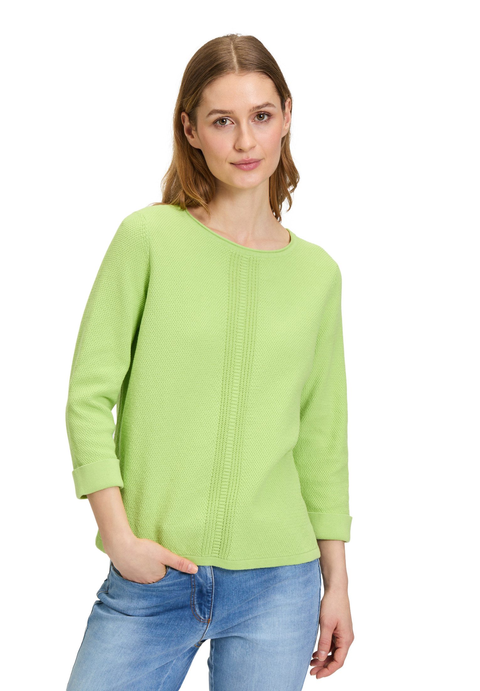 Strickpullover Betty Barclay Damen Feinstrickpullover mit Strickdetails