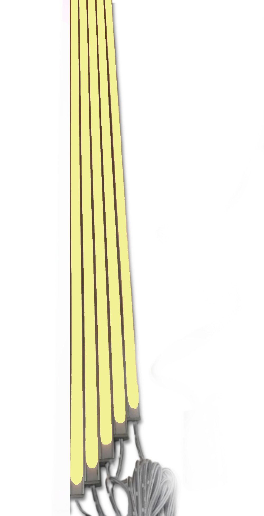 XENON LED Dekolicht 2391 LED ALU Leuchte f Paneele 18mm Abstand 5x100cm Netzteile WarmWeiß, Xenon / Warm Weiß