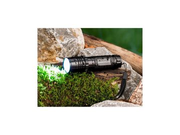 Maximus LED Taschenlampe aschenlampe, Campinglaterne (1 Stück), SOS, Off, Stroboskop, 3x AAA-Batterien, Leuchtweite 67-160m