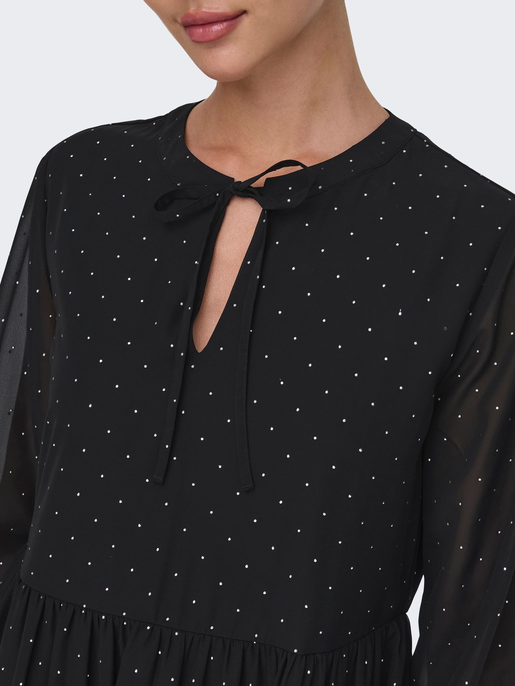 JACQUELINE de YONG Shirtkleid Mini gepunktet günstig online kaufen