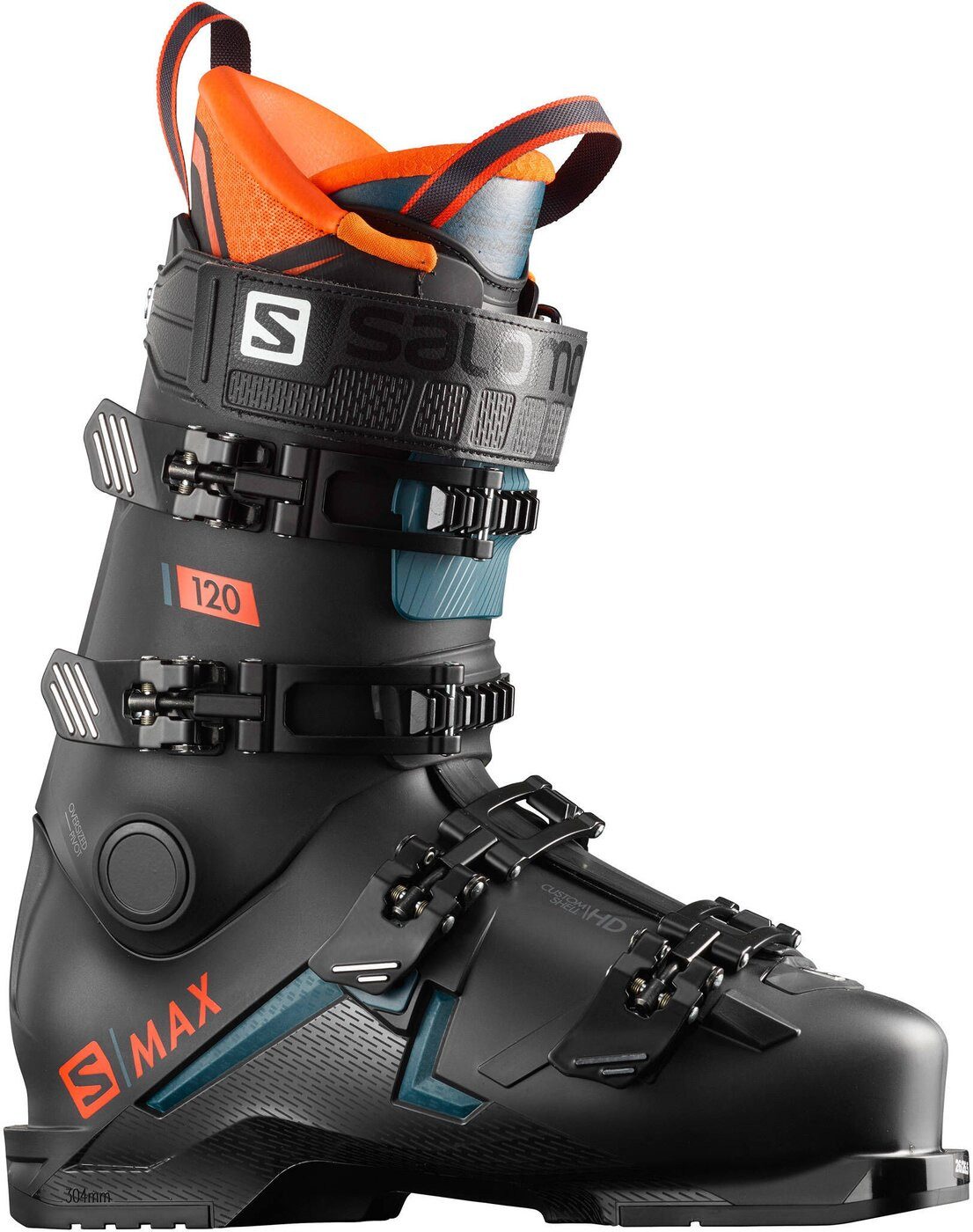 Salomon ALP. BOOTS S/MAX 120 Black/Orange BLACK/ORANGE Skischuh